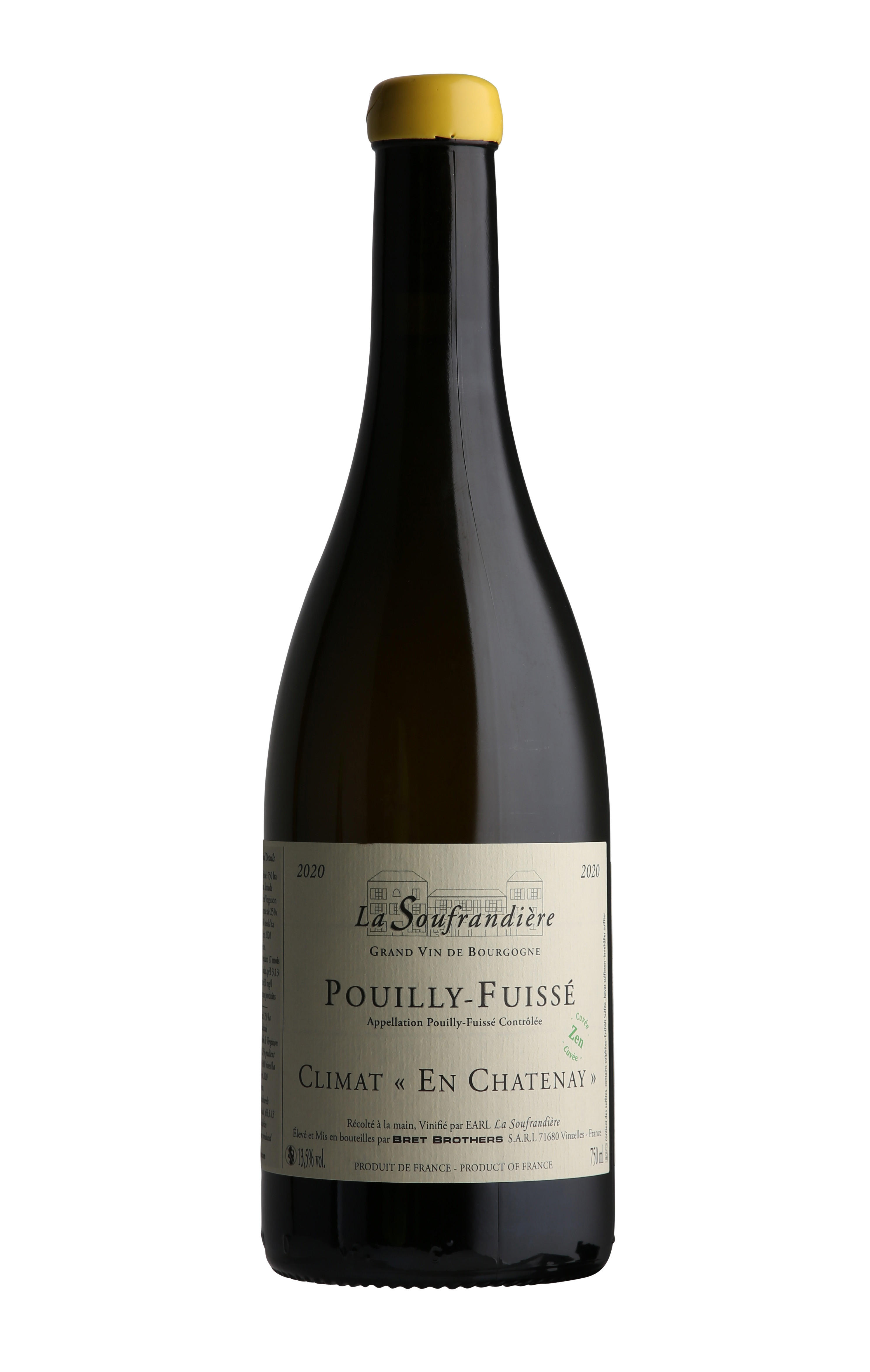 2020 Pouilly-Fuissé, En Chatenay, Cuvée Zen, Domaine de la Soufrandière, Bret Bros., Burgundy