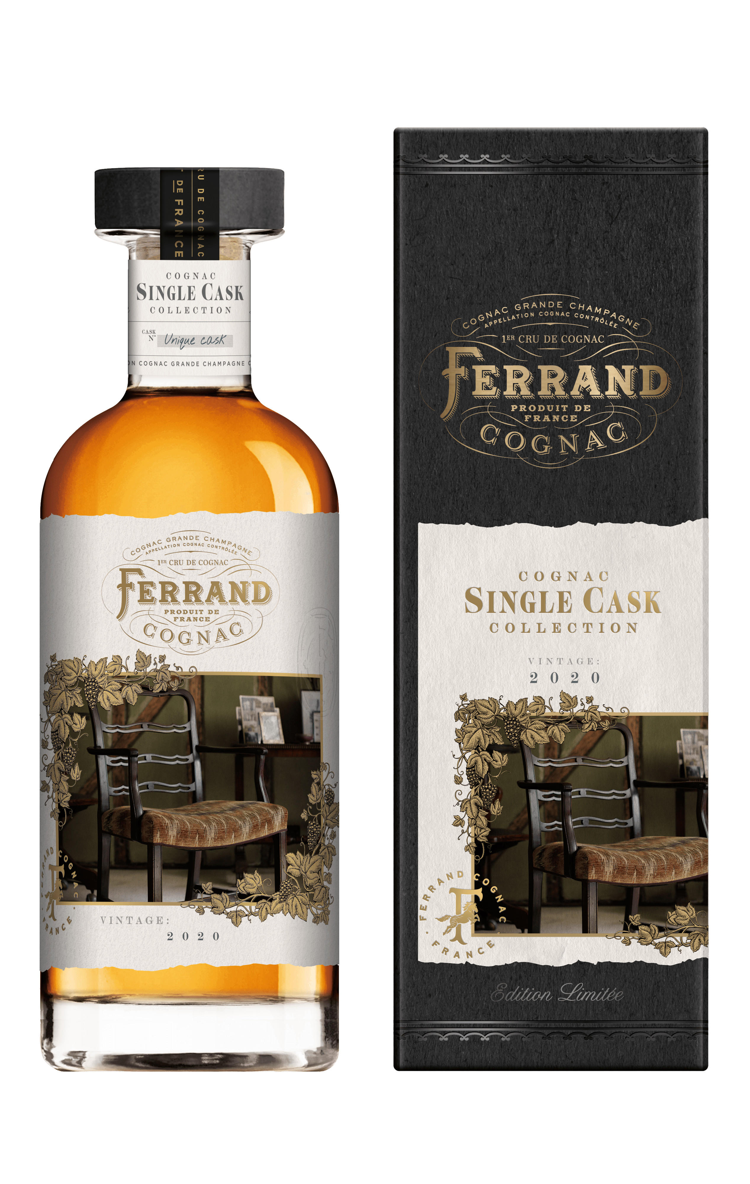 2020 Ferrand, Berry Bros. & Rudd Exclusive Single Ex-Chardonnay Cask, Grande Champagne Cognac (46.2%) bottle