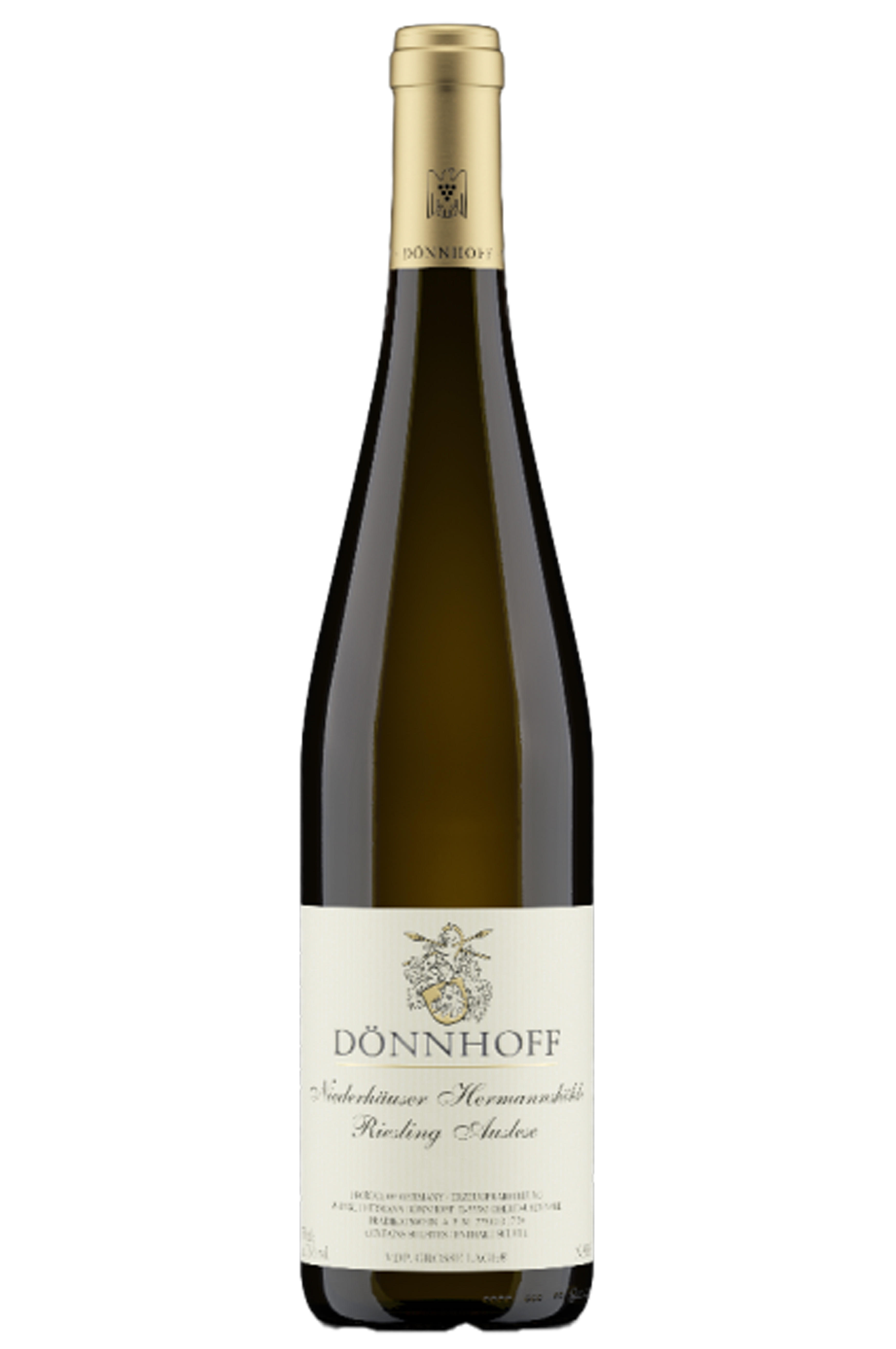 2020 Riesling, Auslese, Niederhäuser Hermannshöhle, Goldkapsel, Dönnhoff, Nahe, Germany