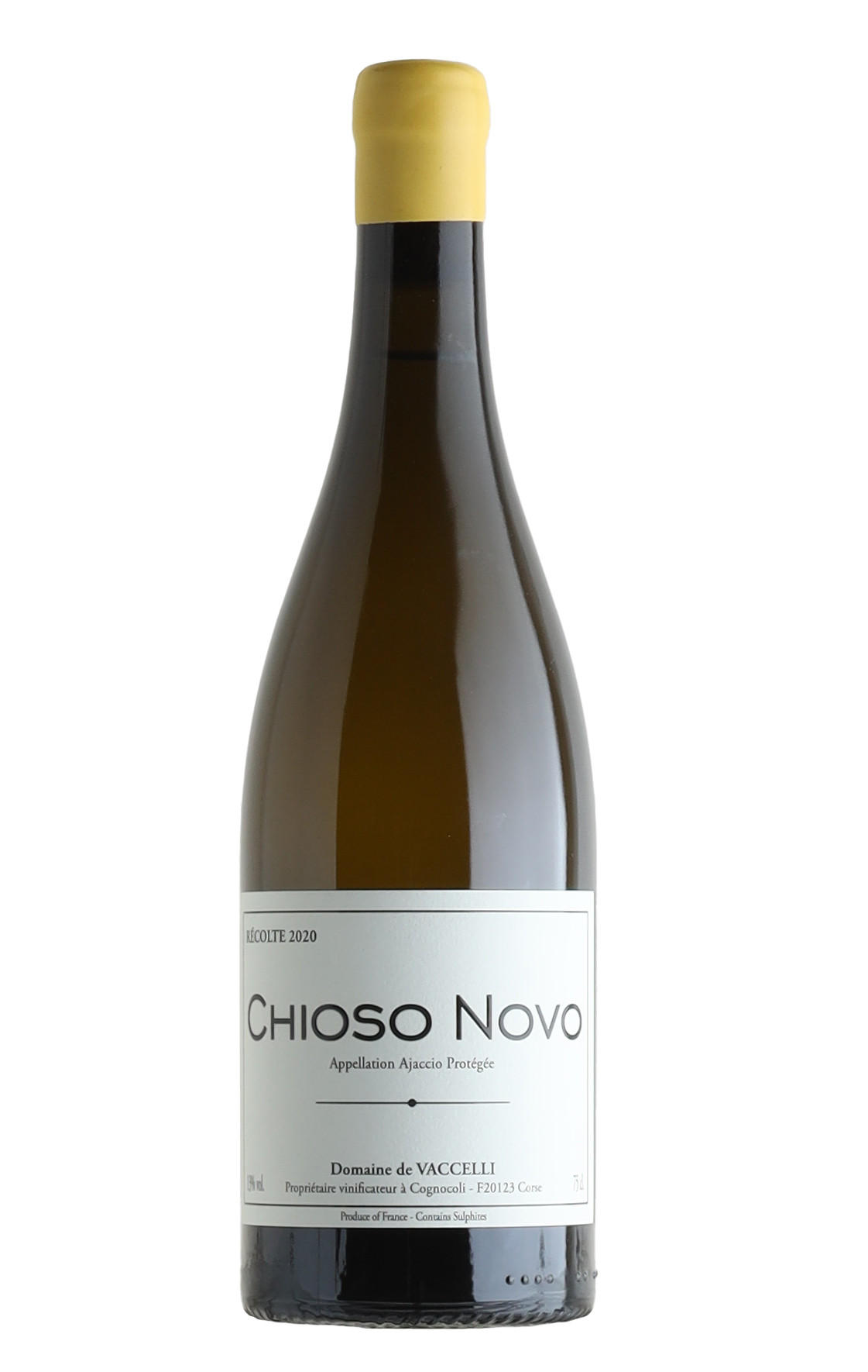 2020 Domaine de Vaccelli, Chioso Novo, Ajaccio, Corsica