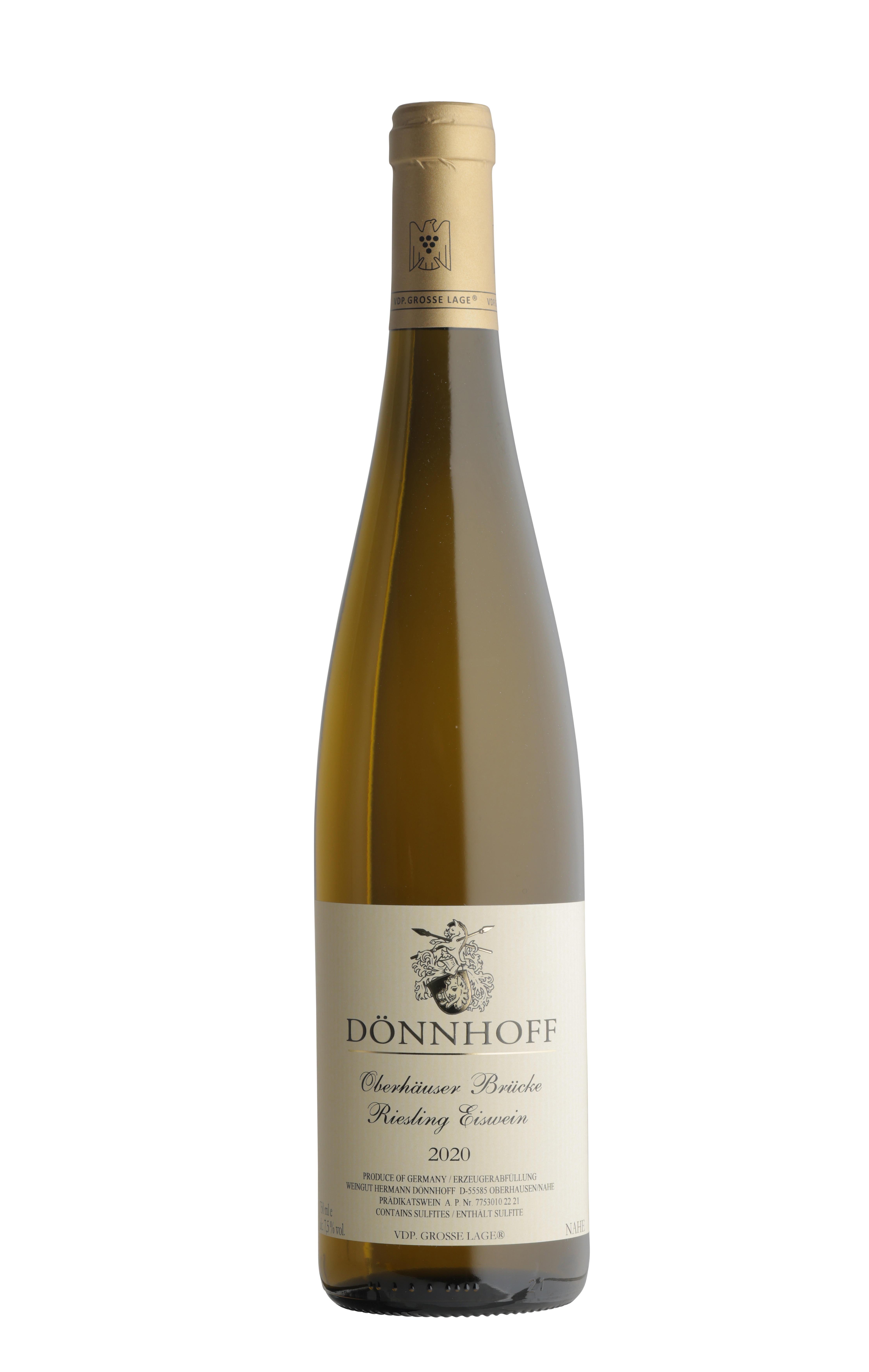 2020 Riesling, Eiswein, Oberhäuser Brücke, Gold Capsule, Dönnhoff, Nahe, Germany