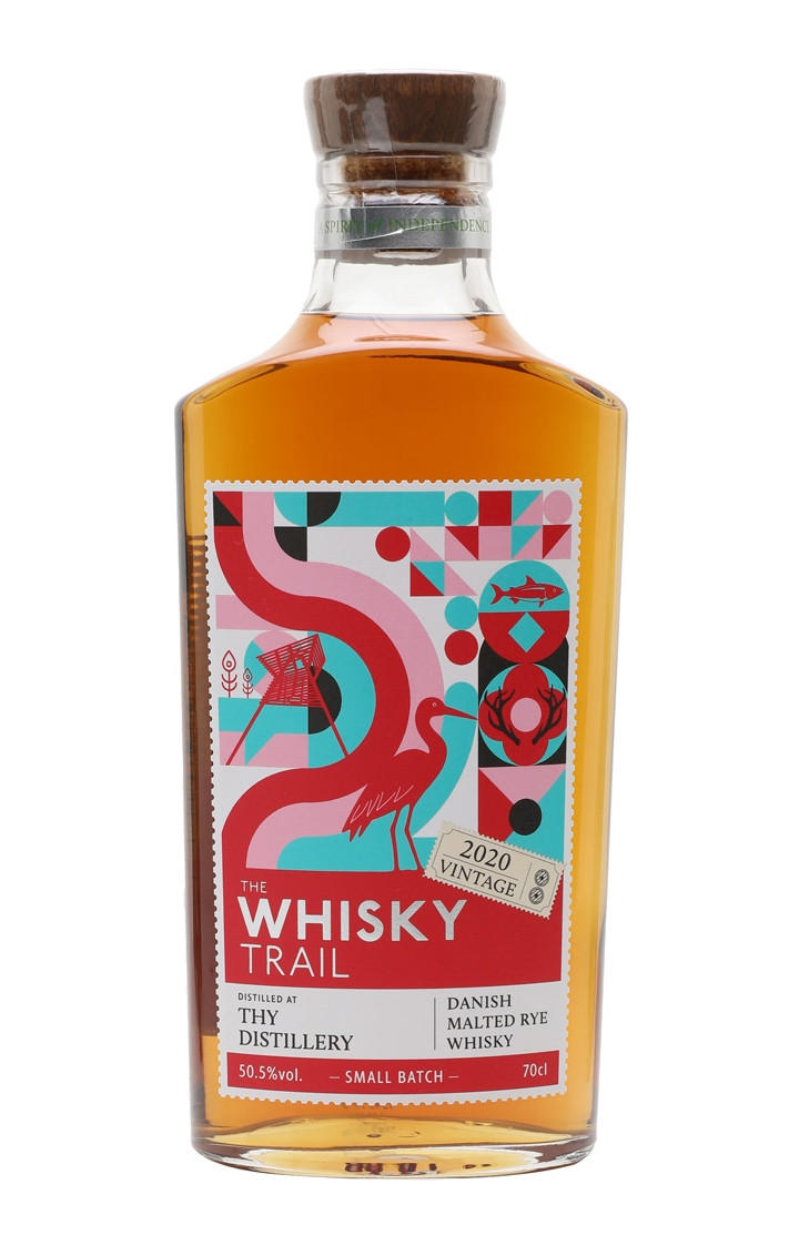 2020 Thy, Whisky Trail, Malted Rye Whisky, Denmark (50.5%) bottle