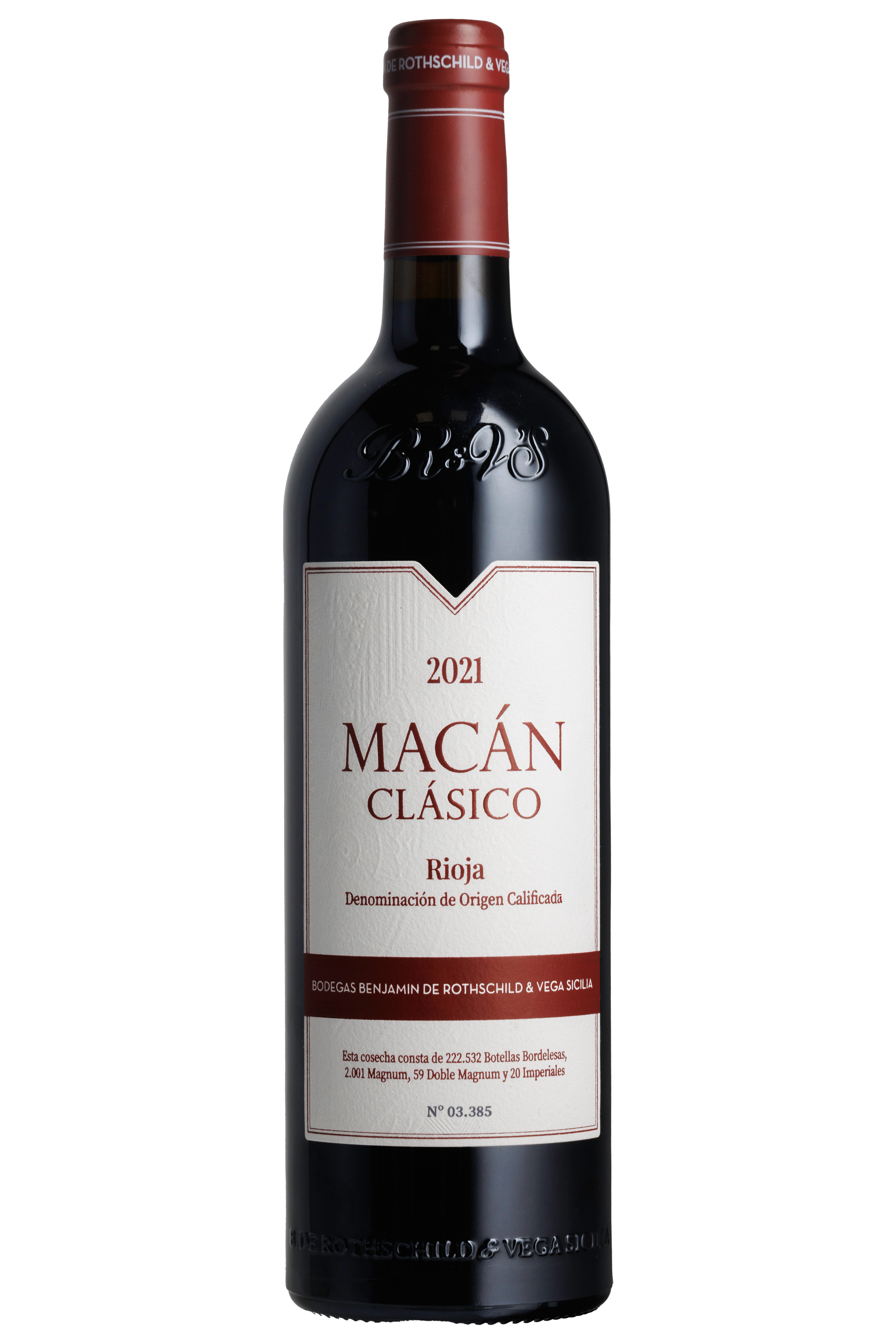 2021 Macán Clásico, Bodegas Benjamin de Rothschild & Vega Sicilia, Rioja, Spain