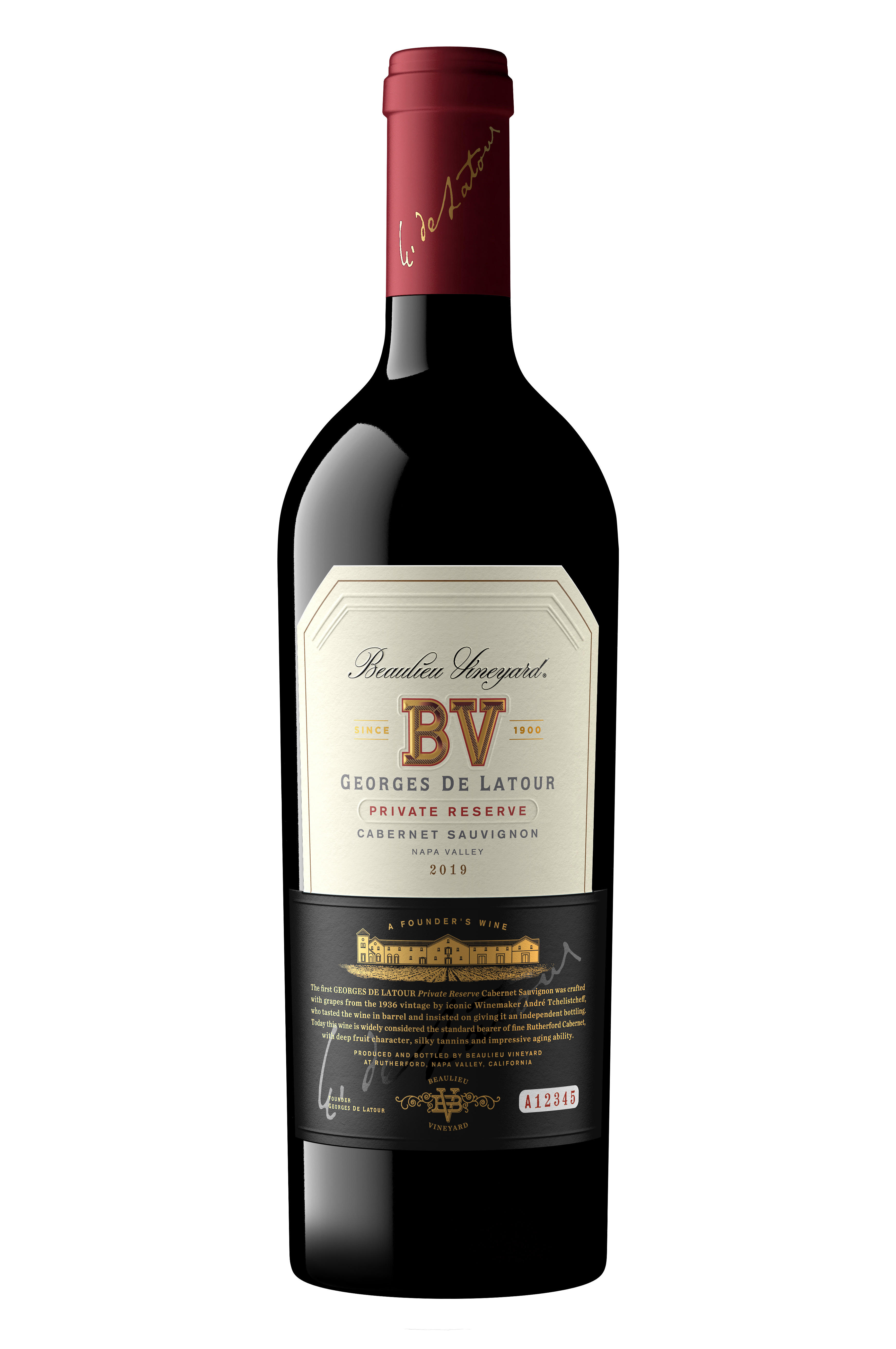 2021 Beaulieu Vineyard, Georges de Latour Private Reserve, Cabernet Sauvignon, Napa Valley, California, USA