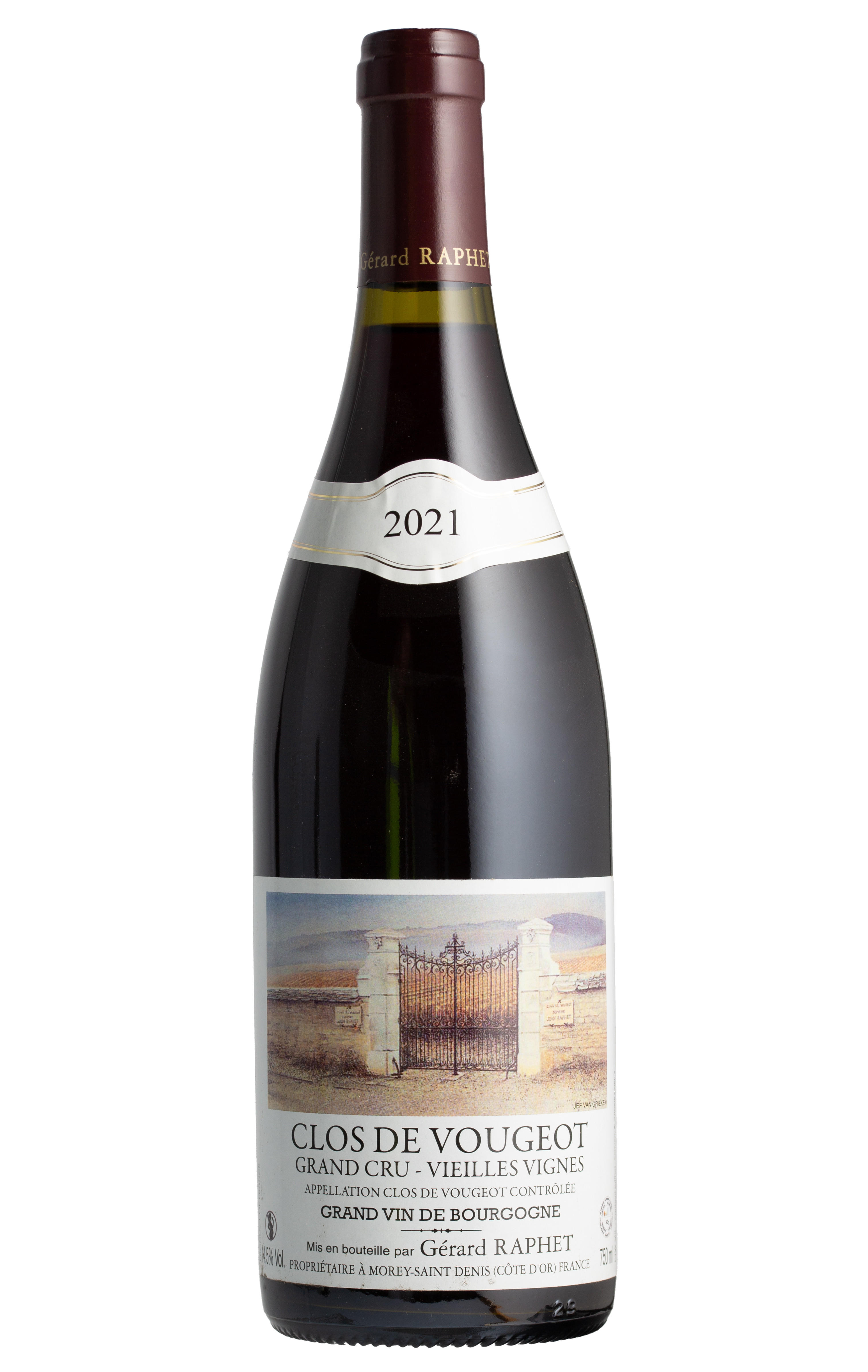 2021 Clos Vougeot, Vieilles Vignes, Grand Cru, Gérard Raphet, Burgundy