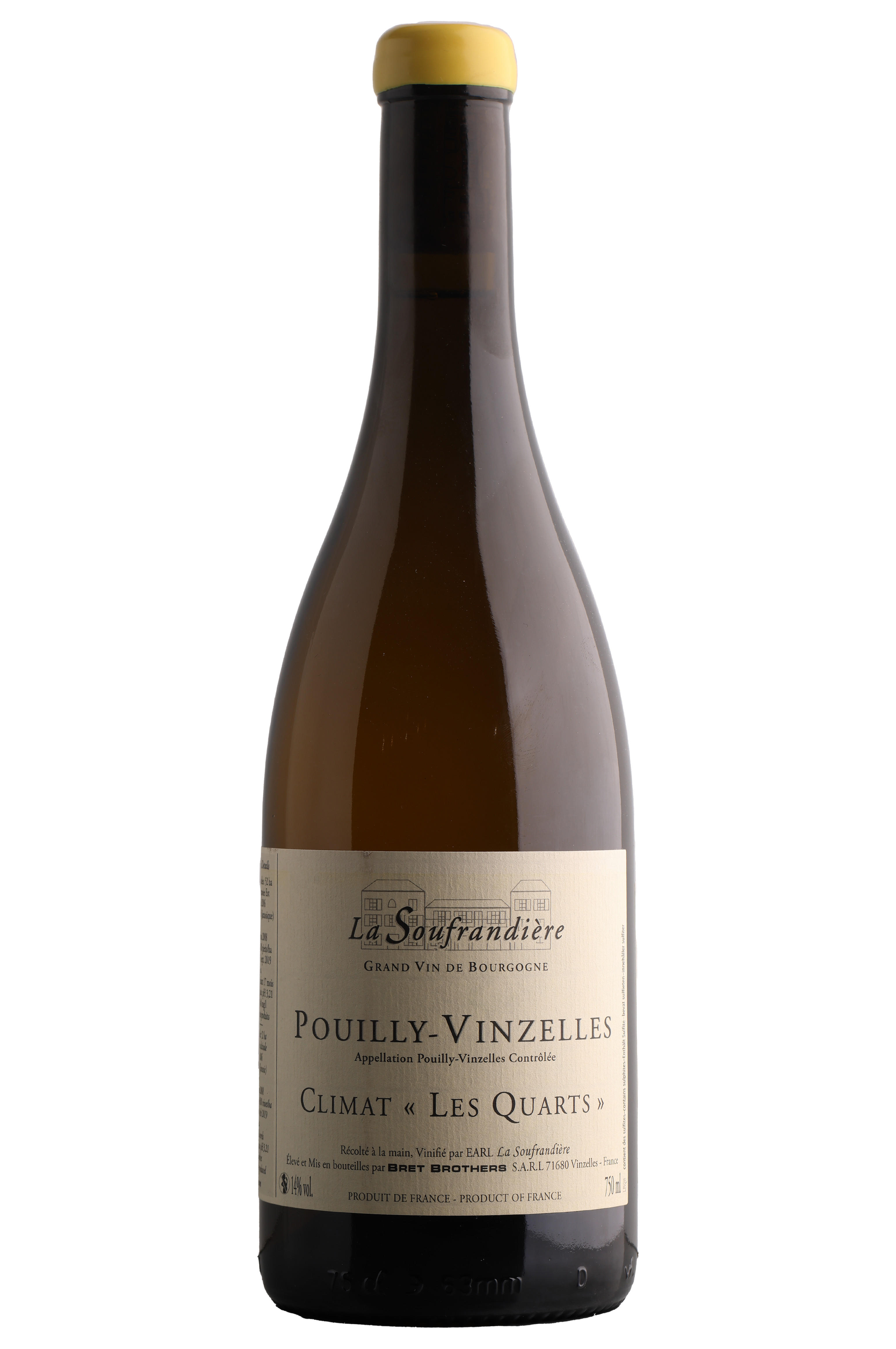 2022 Pouilly-Vinzelles, Climat Les Quarts, La Soufrandière, Bret Brothers, Burgundy