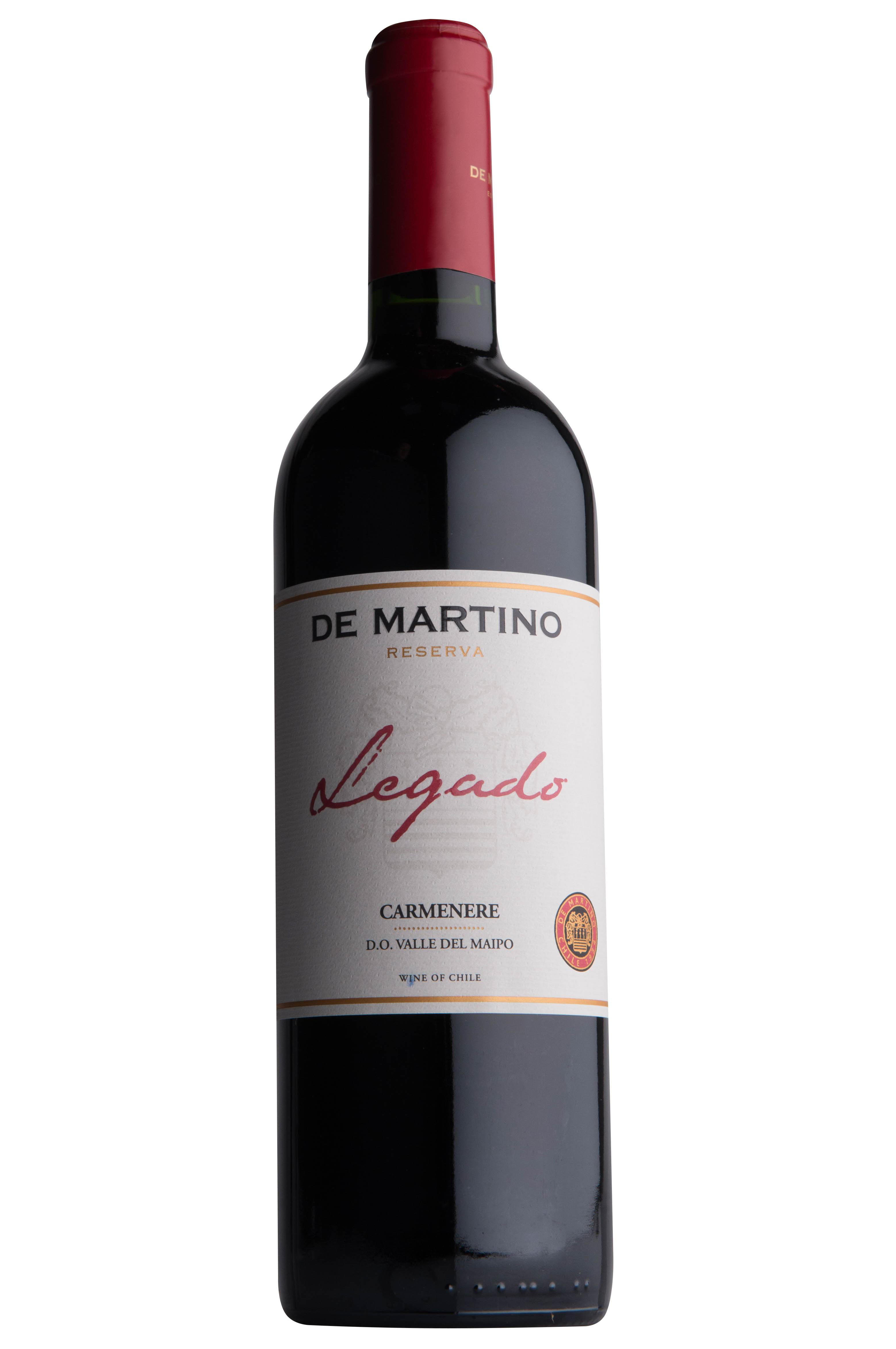 De Martino, Legado, Carménère, Reserva, Maipo Valley, Chile 2022 bottle