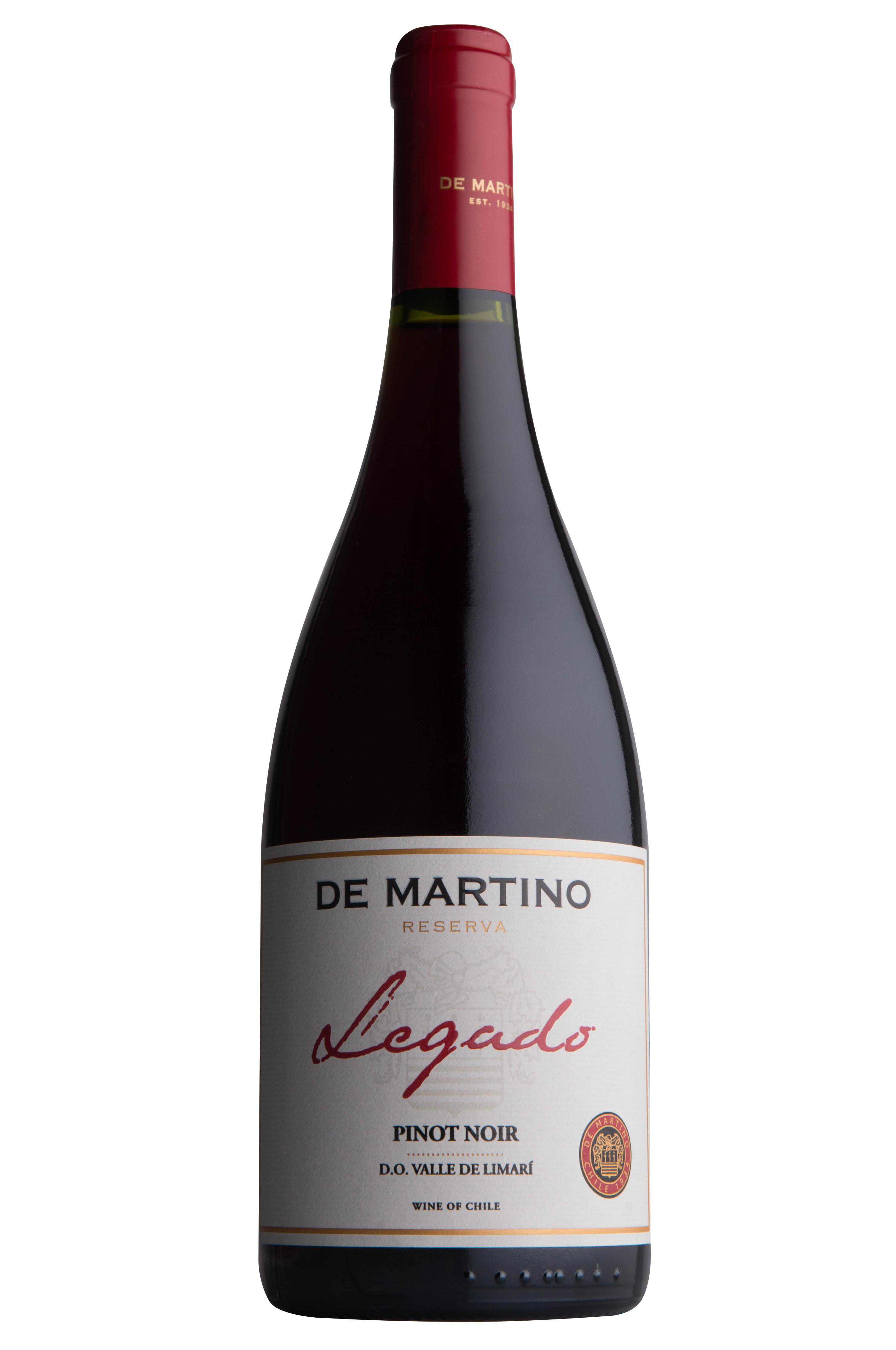 De Martino, Legado, Pinot Noir, Limari Valley, Chile 2022 bottle