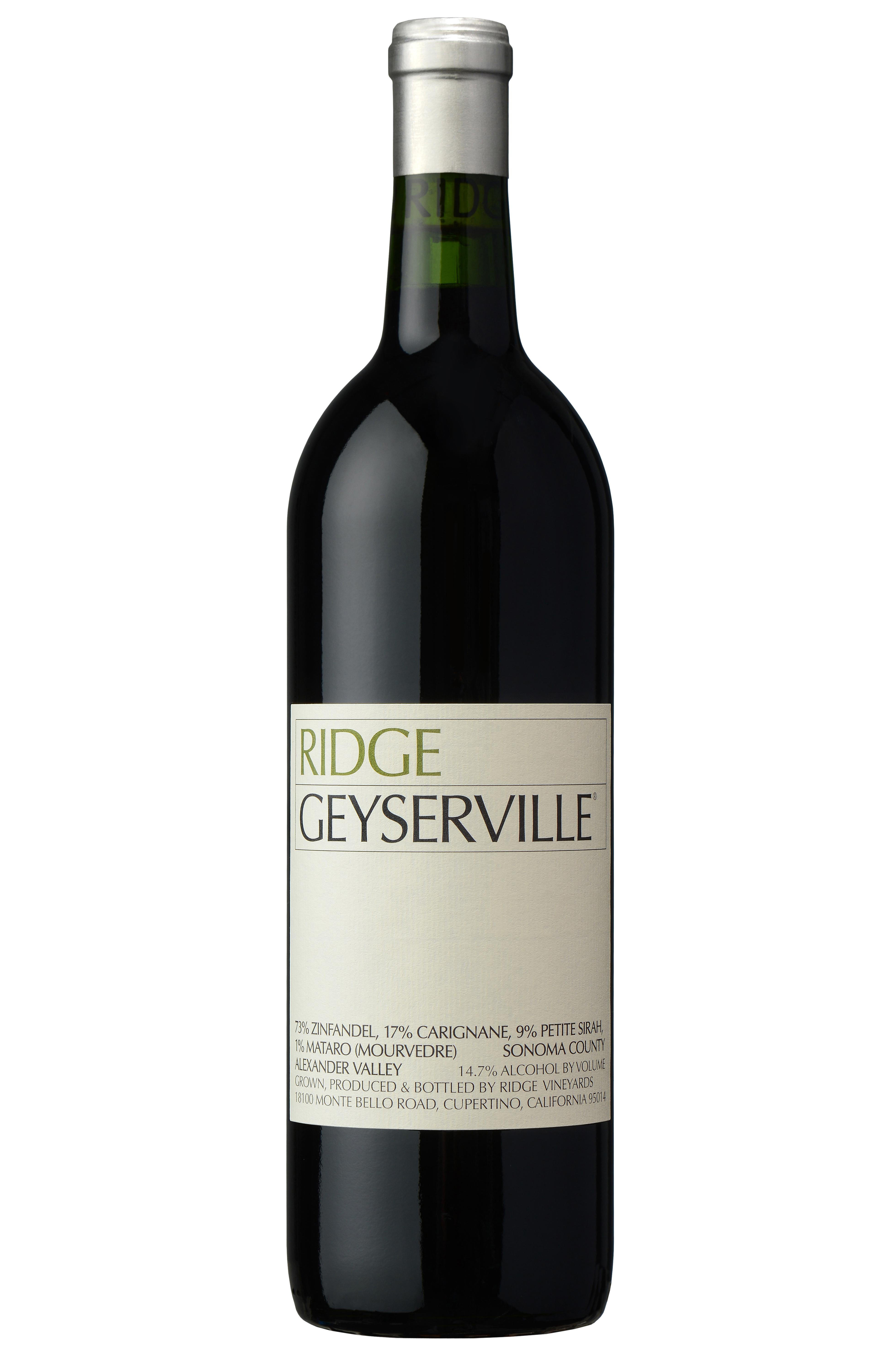 2022 Ridge Vineyards, Geyserville, Alexander Valley, Sonoma County, California, USA