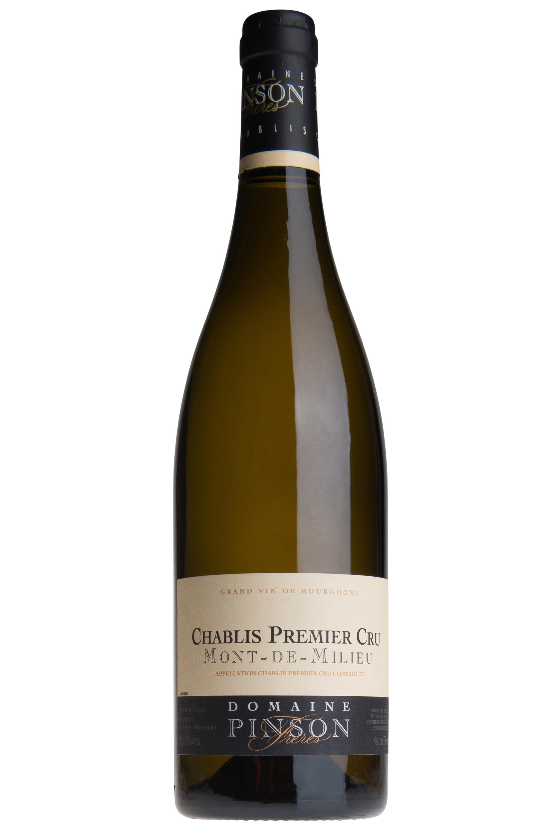 2022 Chablis, Mont-de-Milieu, 1er Cru, Domaine Pinson Frères, Burgundy