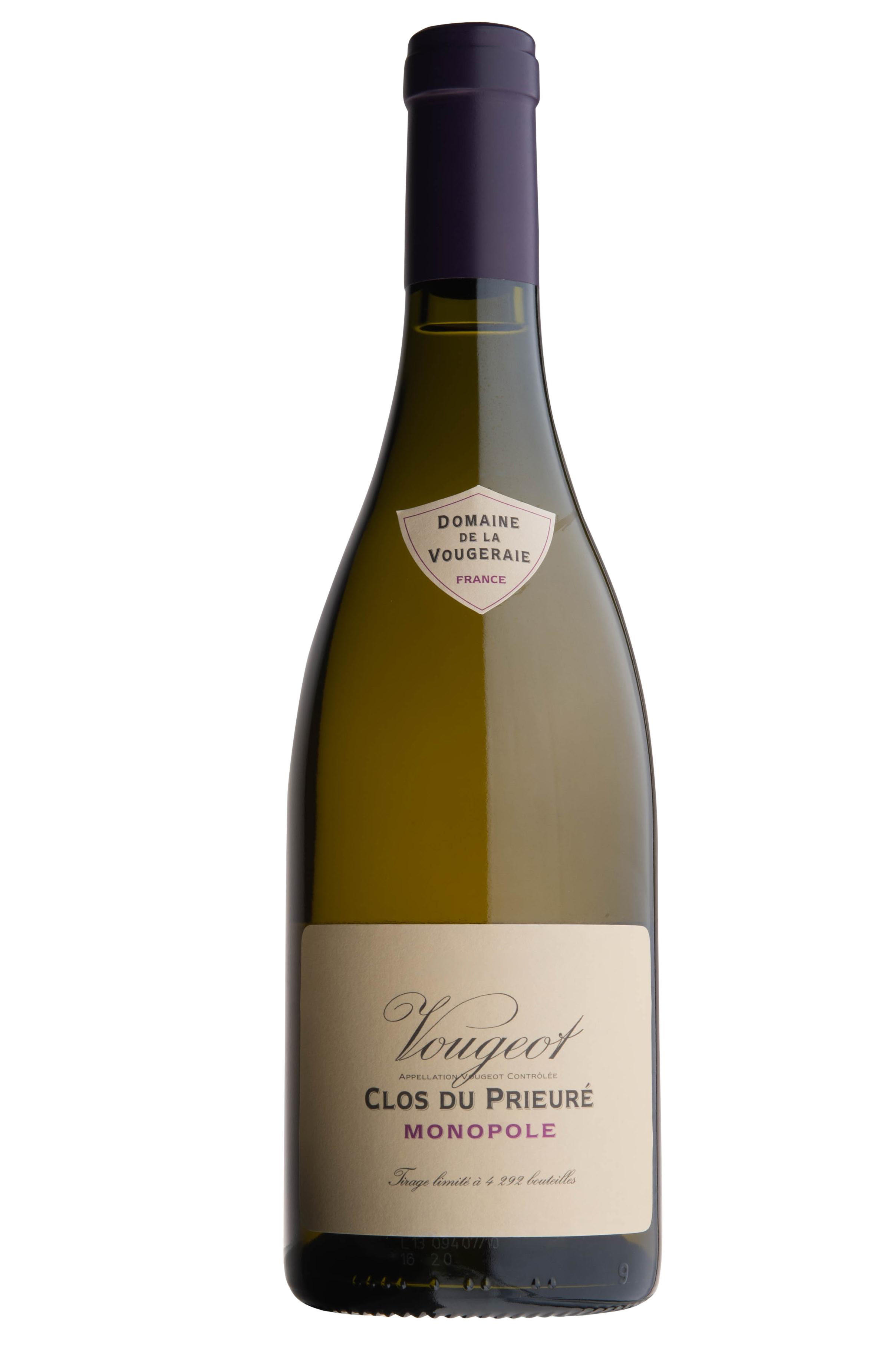 2022 Vougeot Blanc, Clos du Prieuré, Domaine de la Vougeraie, Burgundy