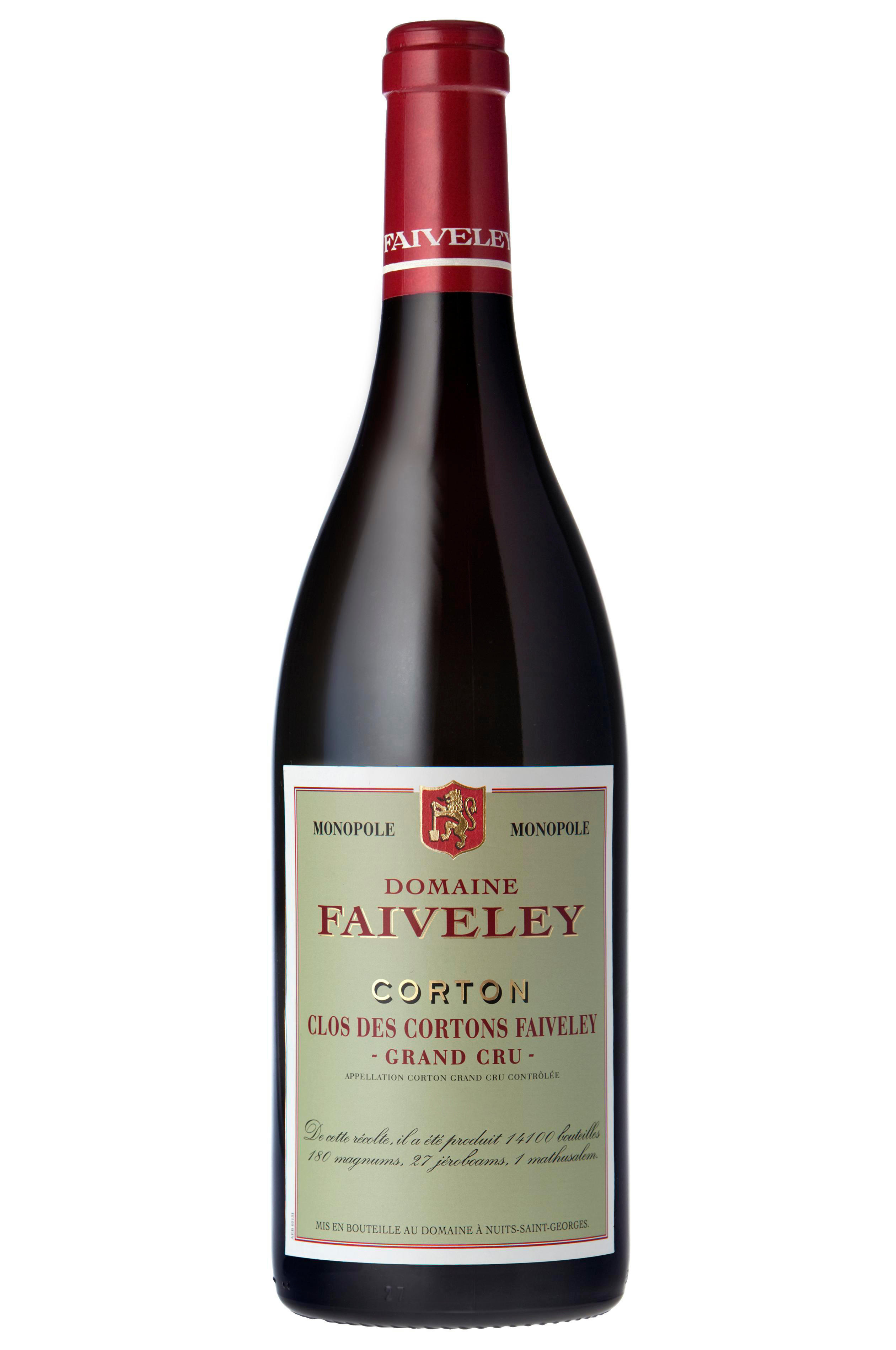 2022 Corton, Clos des Cortons Faiveley, Grand Cru, Domaine Faiveley, Burgundy