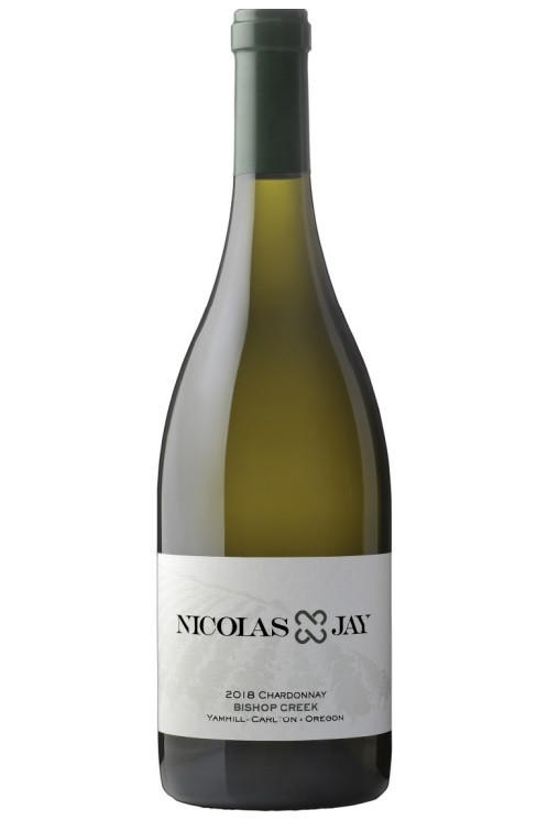 Nicolas-Jay, Bishop Creek Chardonnay, Yamhill-Carlton, Oregon, USA 2022 bottle