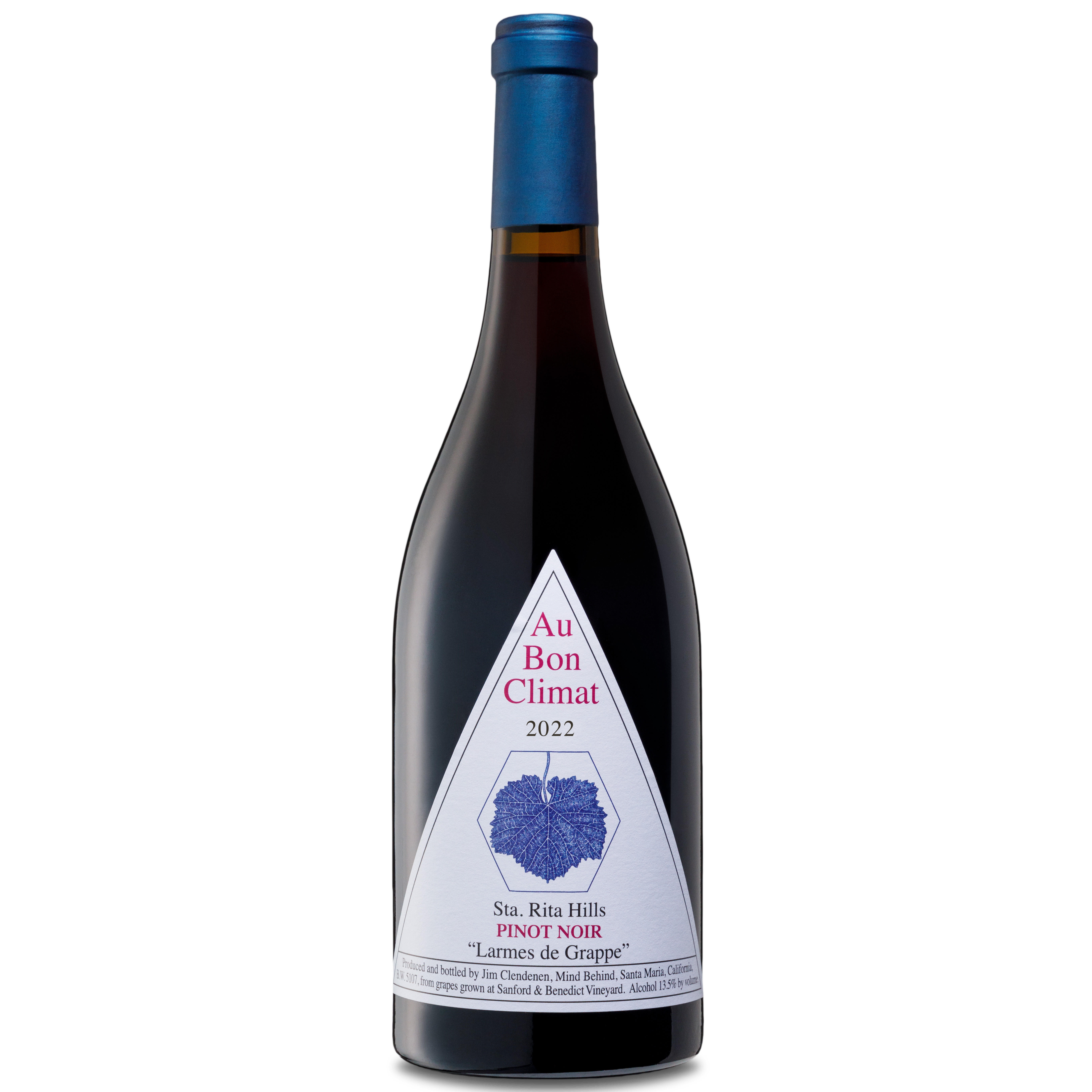 2022 Au Bon Climat, Larmes de Grappe, Sanford & Benedict Pinot Noir, Santa Rita Hills, California, USA