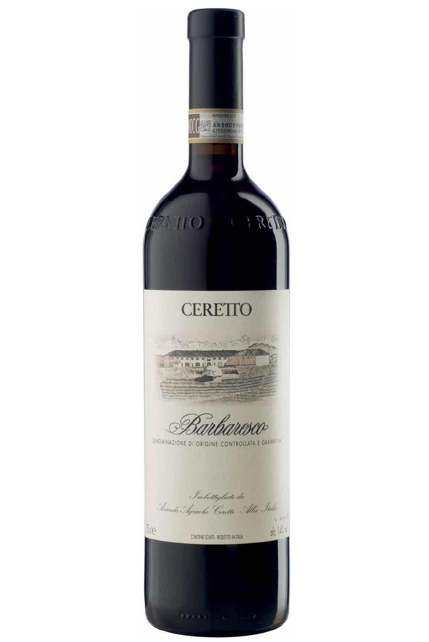 2022 Ceretto barbaresco bottle