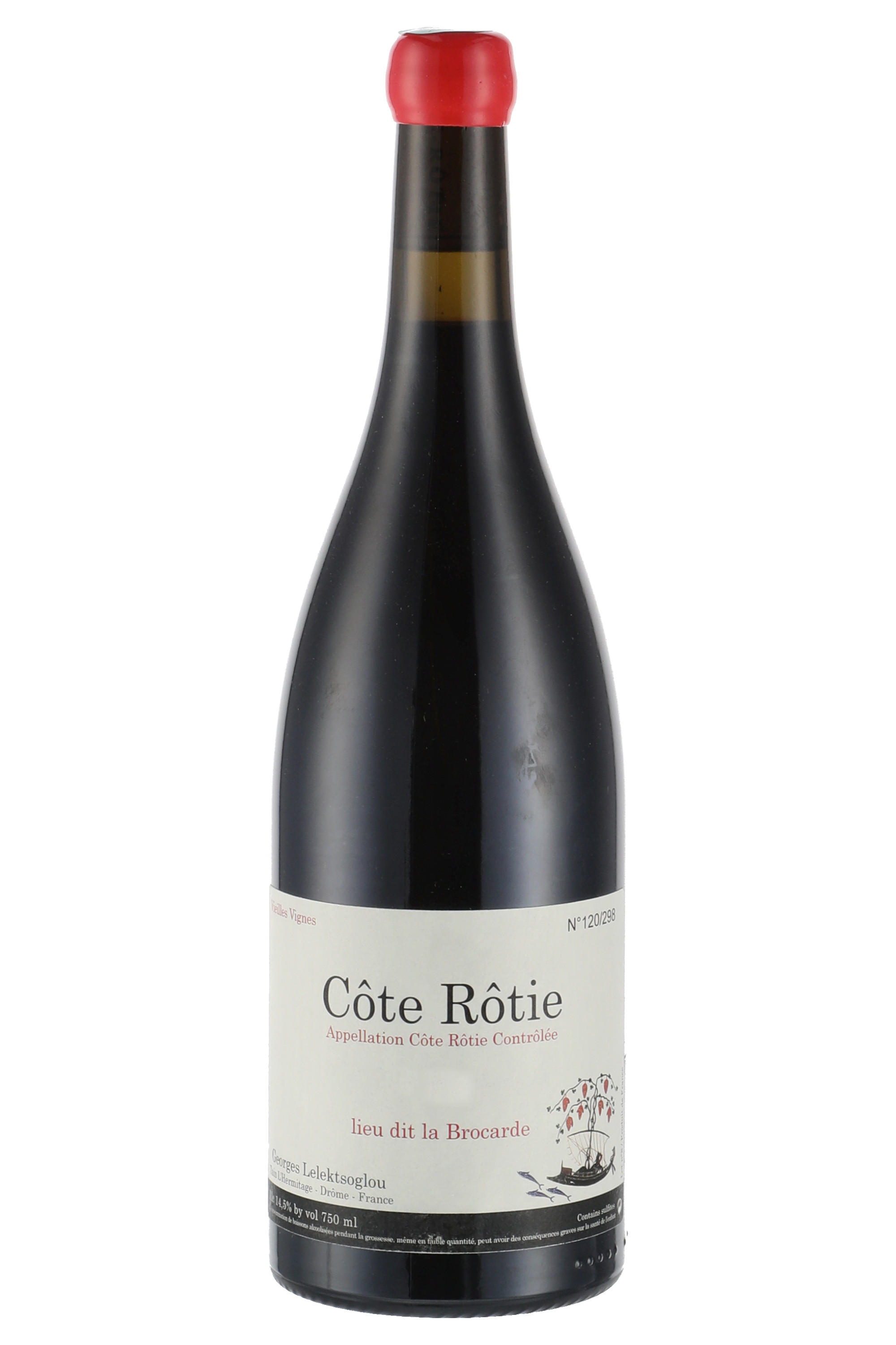 2022 Côte-Rôtie, Lieu-dit la Brocarde, Vieilles Vignes, Georges Lelektsoglou, Rhône