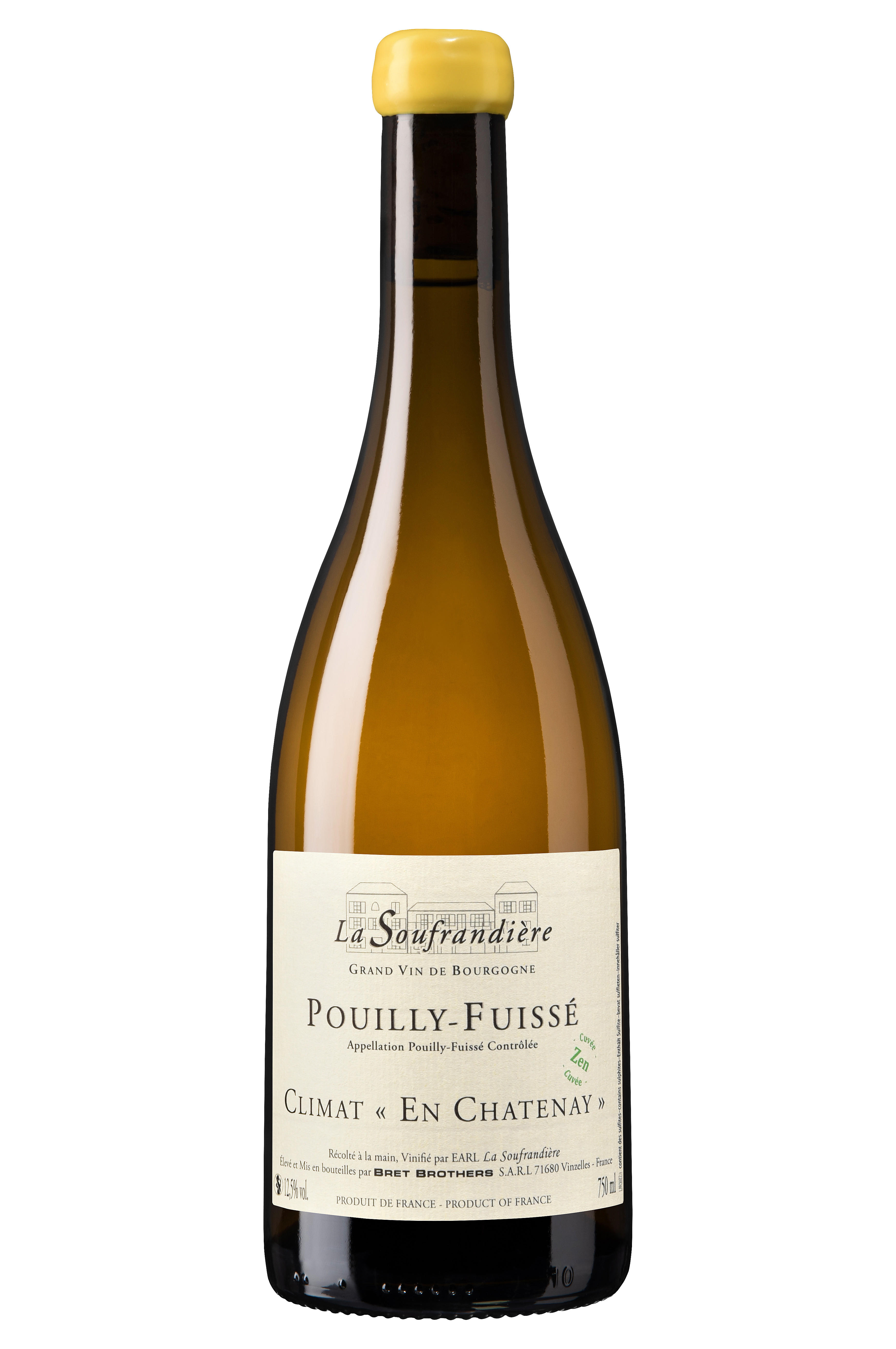 2022 Pouilly-Fuissé, Climat En Chatenay, ZEN, La Soufrandière, Bret Brothers, Burgundy