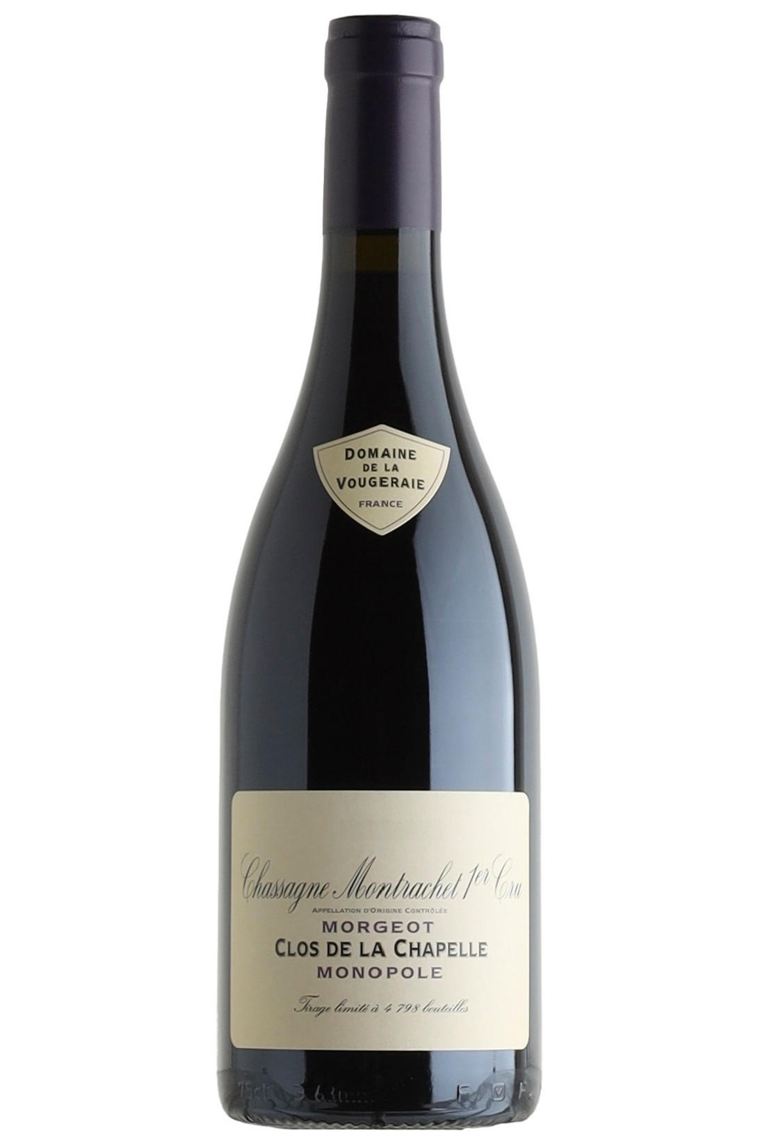 2022 Chassagne-Montrachet Rouge, Morgeot, Clos de la Chapelle, 1er Cru, Domaine de la Vougeraie, Burgundy