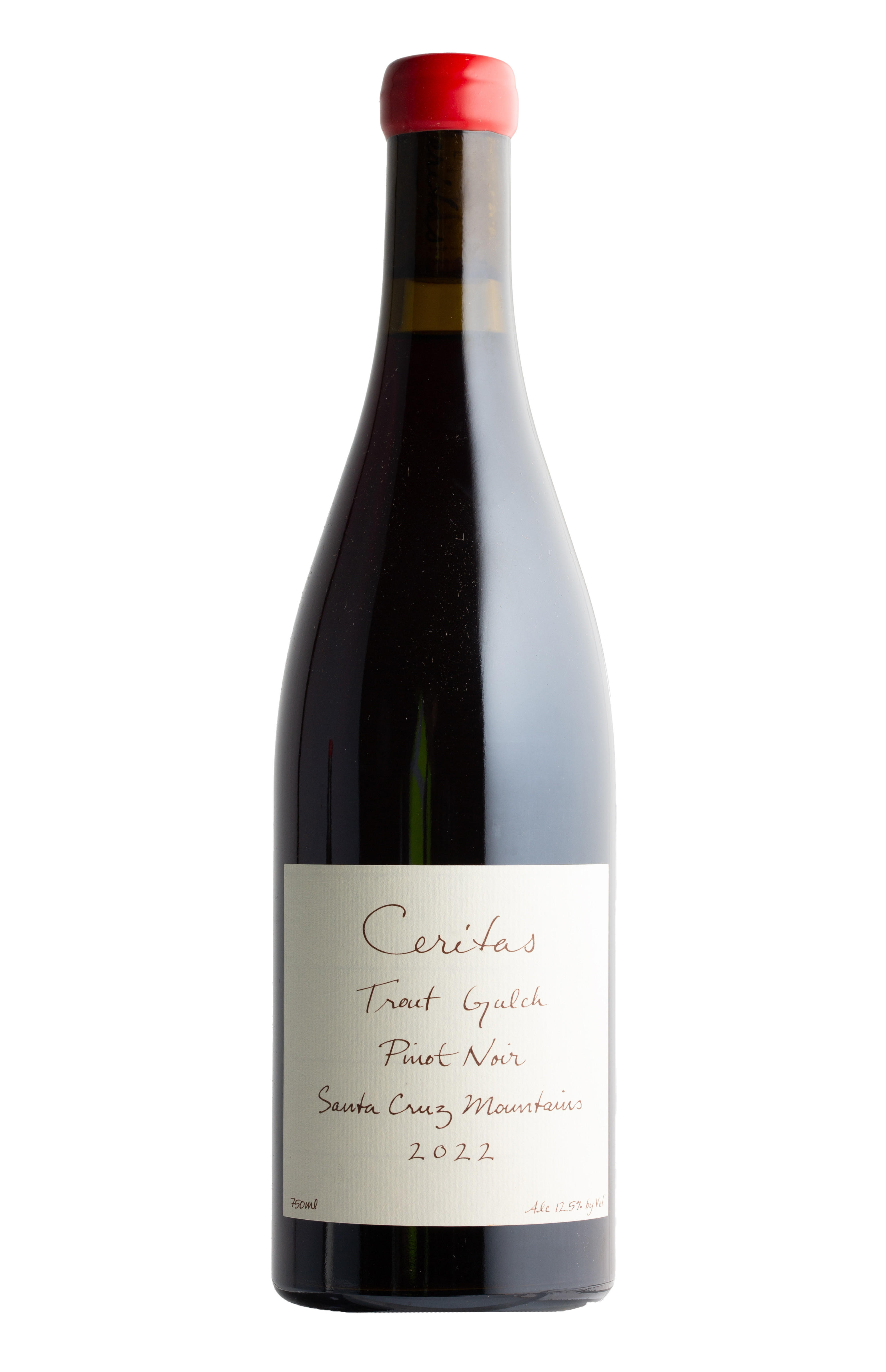 2022 Ceritas, Trout Gulch Vineyard Pinot Noir, Santa Cruz Mountains, California, USA