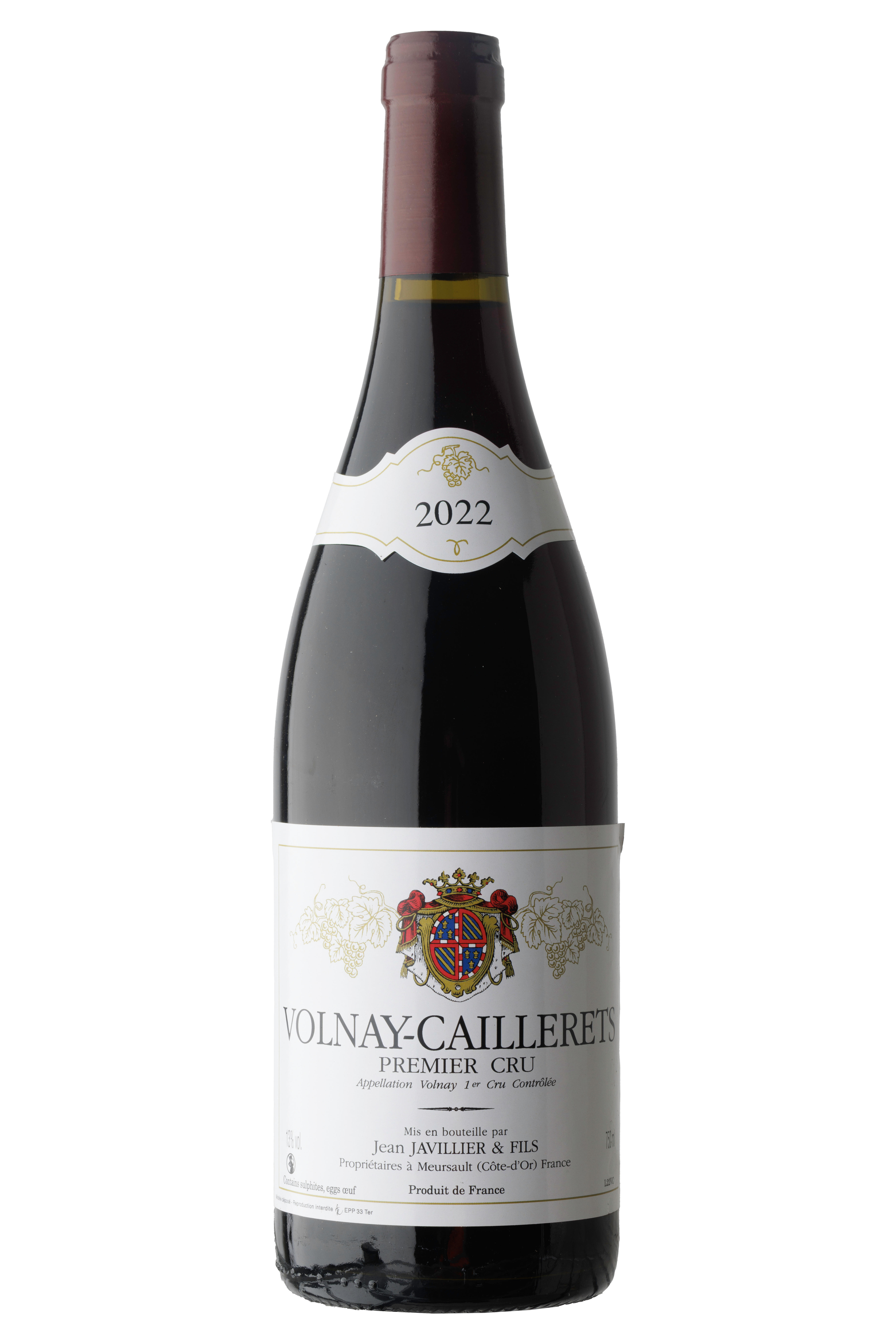 2022 Volnay-Caillerets, 1er Cru, Jean Javillier & Fils, Burgundy