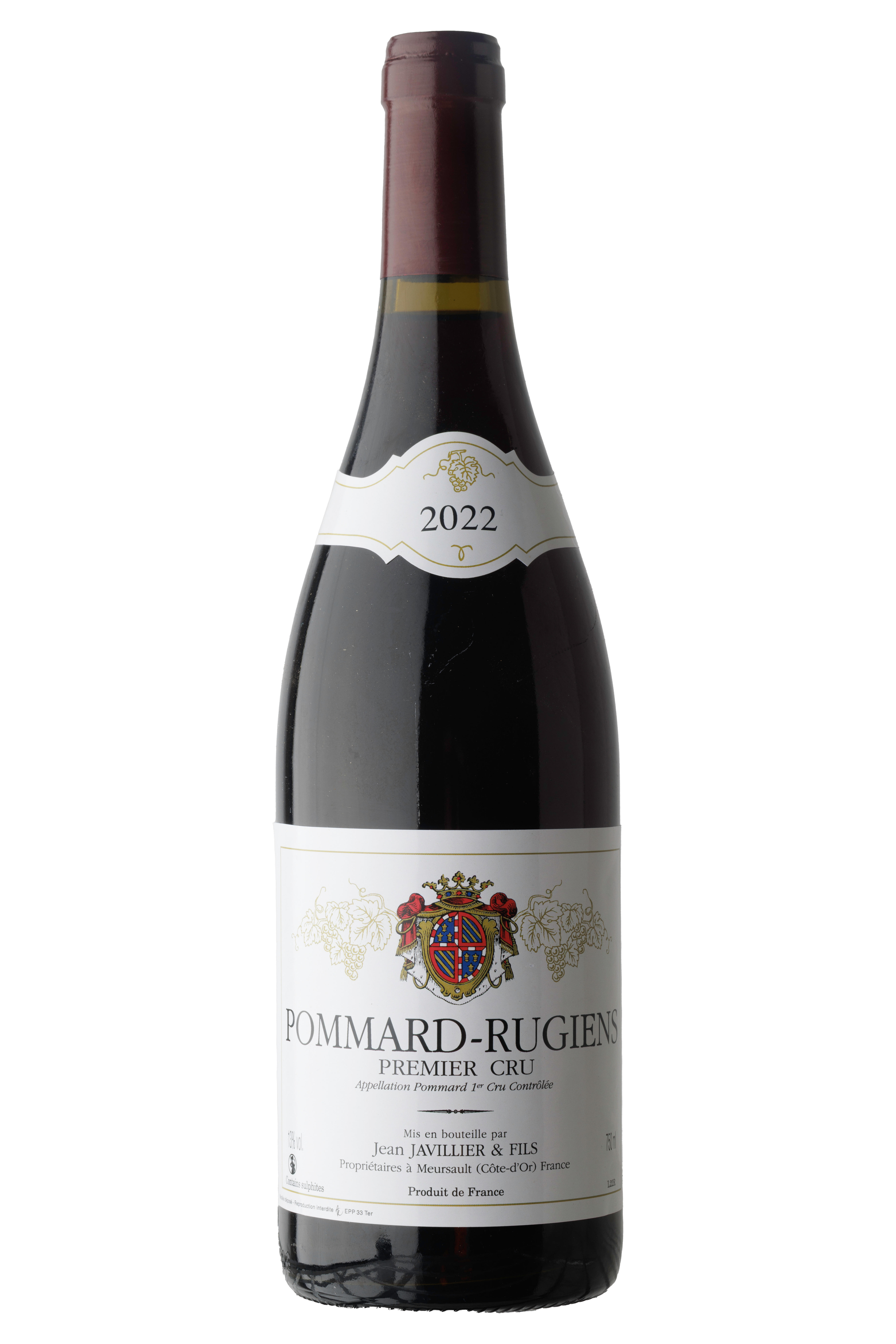2022 Pommard-Rugiens, 1er Cru, Jean Javillier & Fils, Burgundy