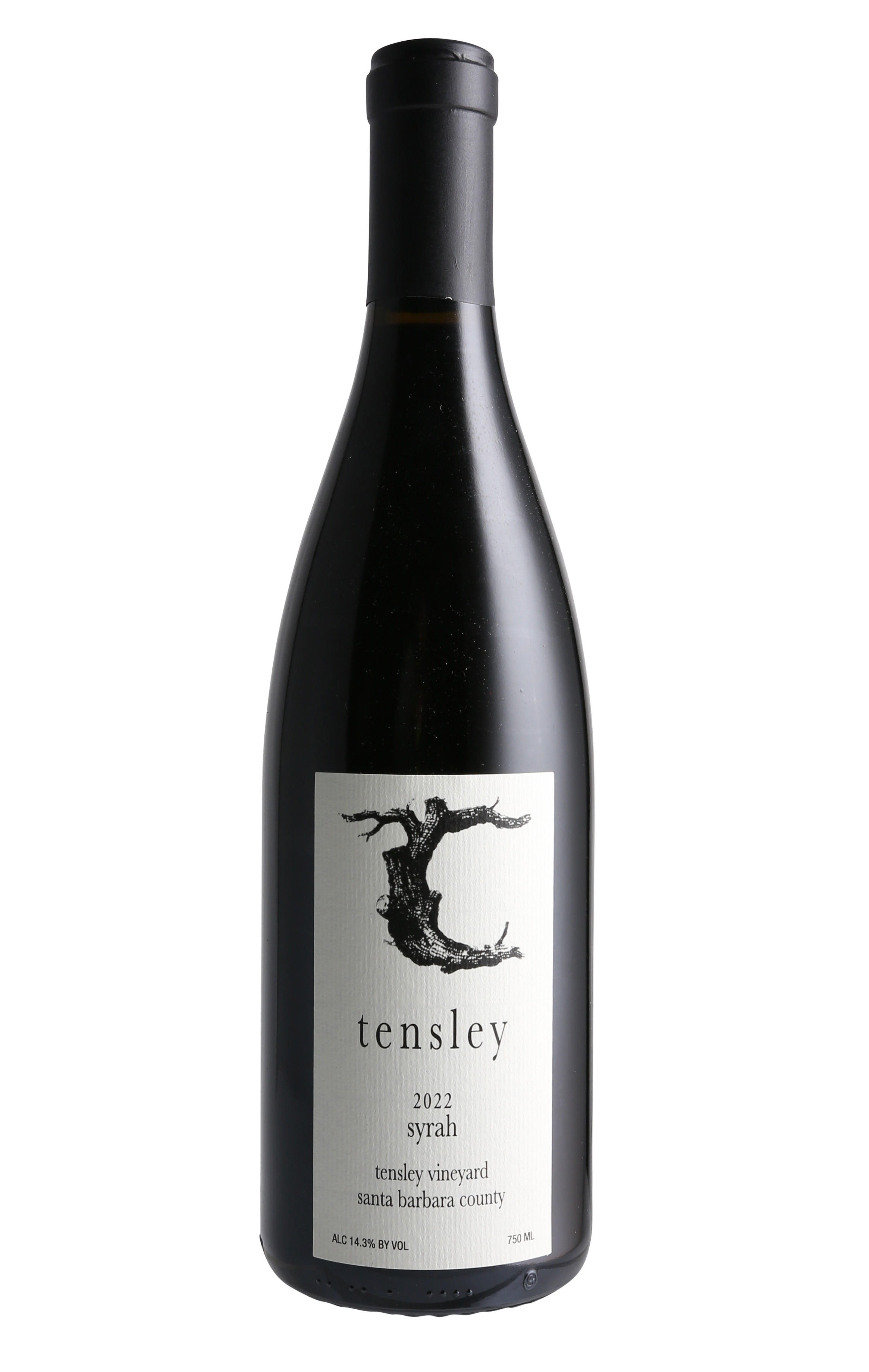 2022 Tensley, Tensley Vineyard Syrah, Santa Barbara County, California, USA