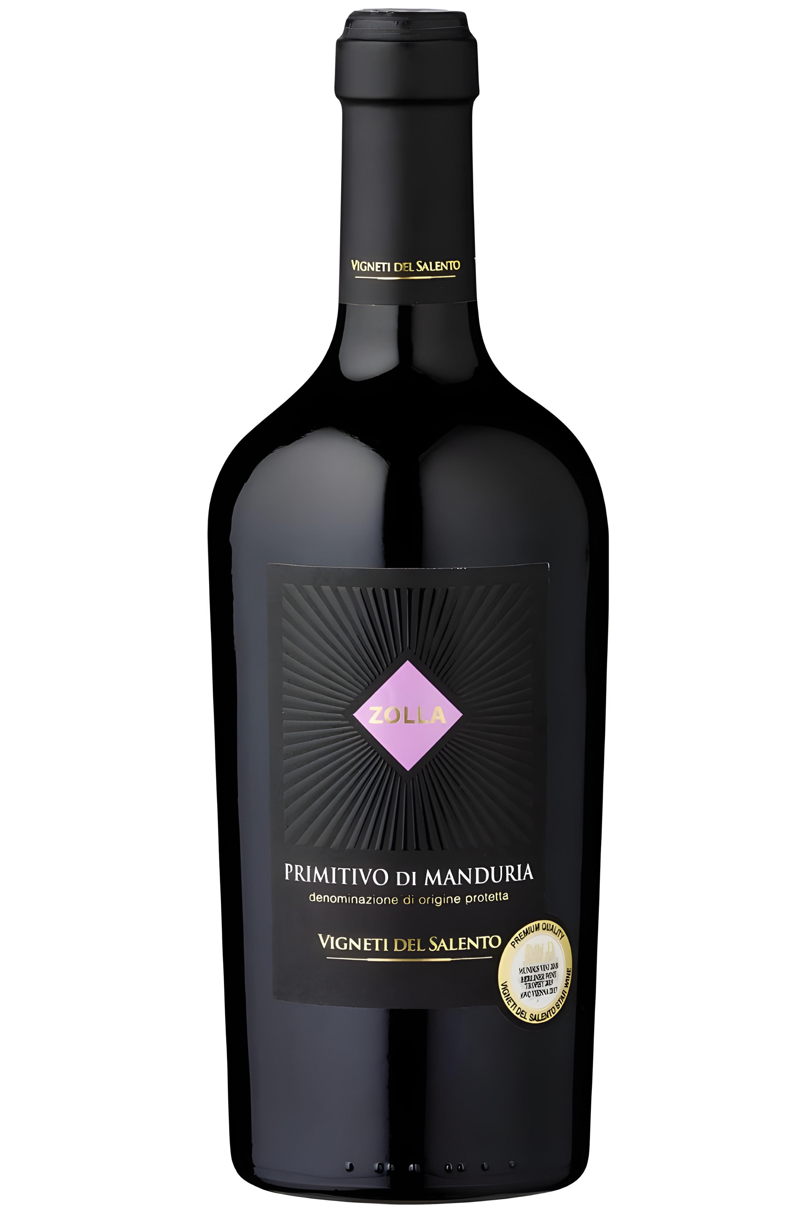 Zolla, Primitivo di Manduria, Vigneti del Salento, Puglia, Italy 2022 bottle