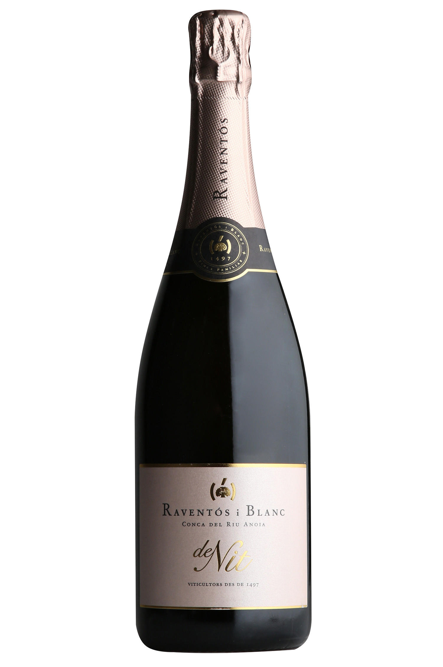 Raventós i Blanc, De Nit Rosé, Brut, Penedès, Spain 2023 bottle