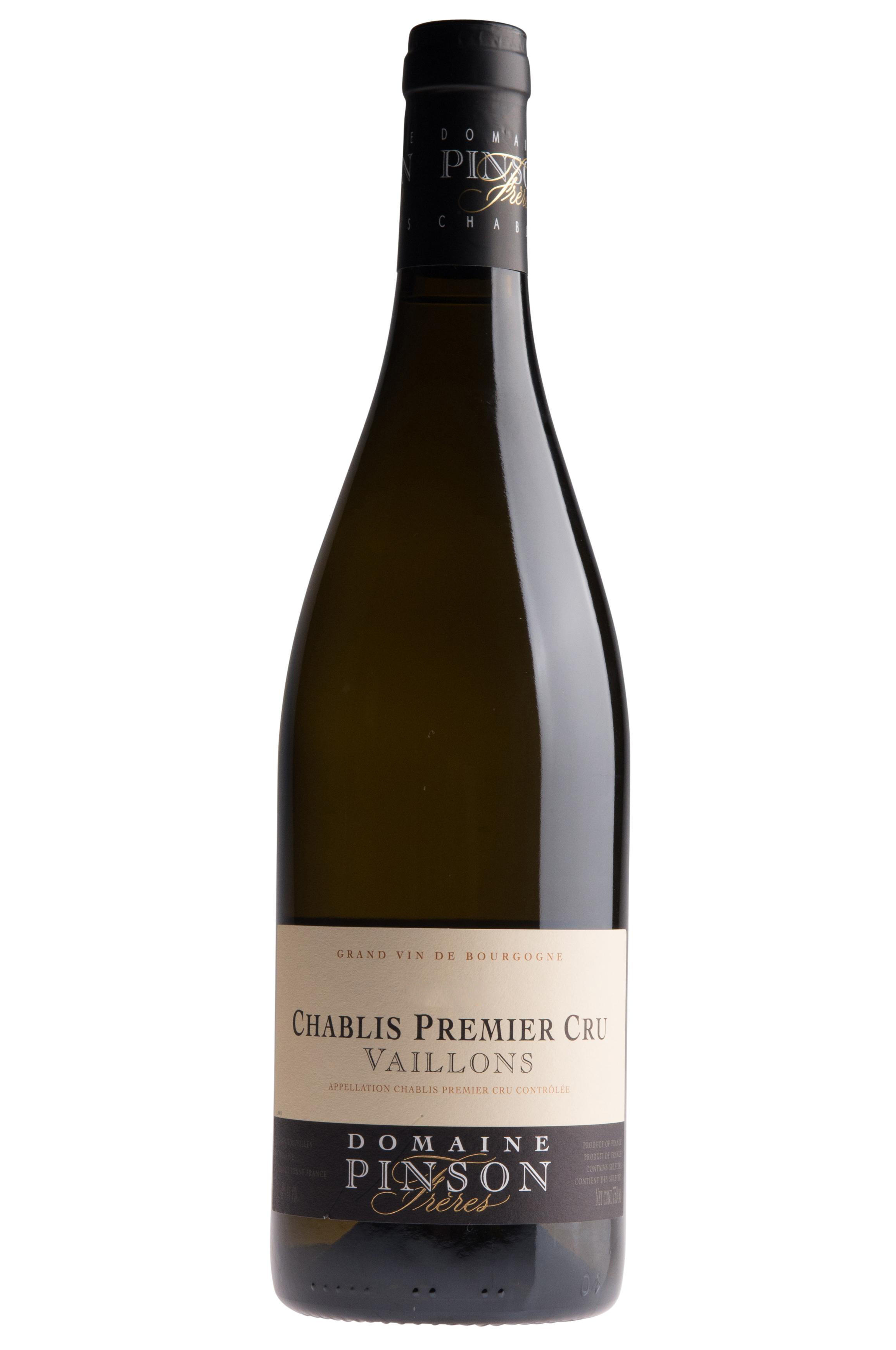 Chablis, Vaillons, 1er Cru, Domaine Pinson Frères, Burgundy 2023 bottle
