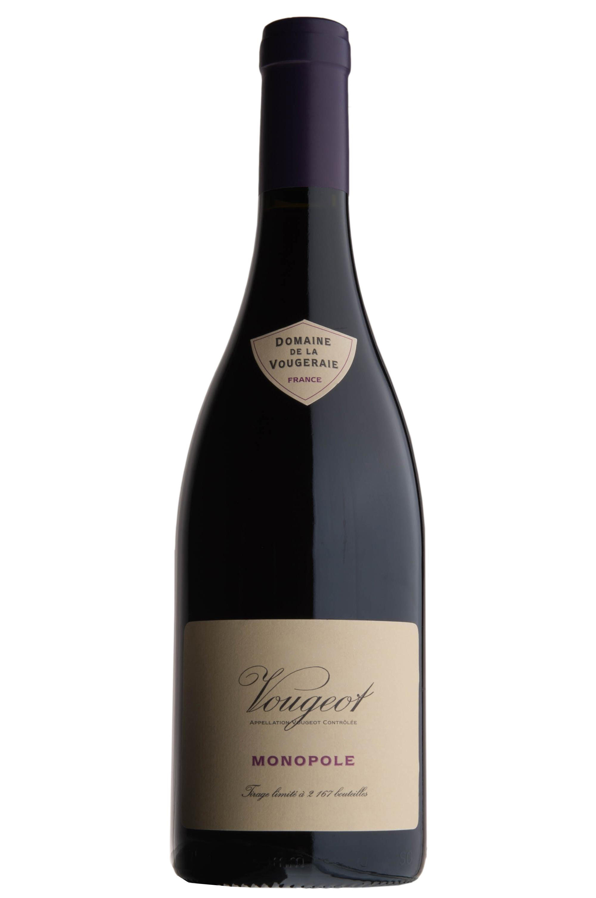 Vougeot, Les Cras, 1er Cru, Domaine de la Vougeraie, Burgundy 2023 bottle