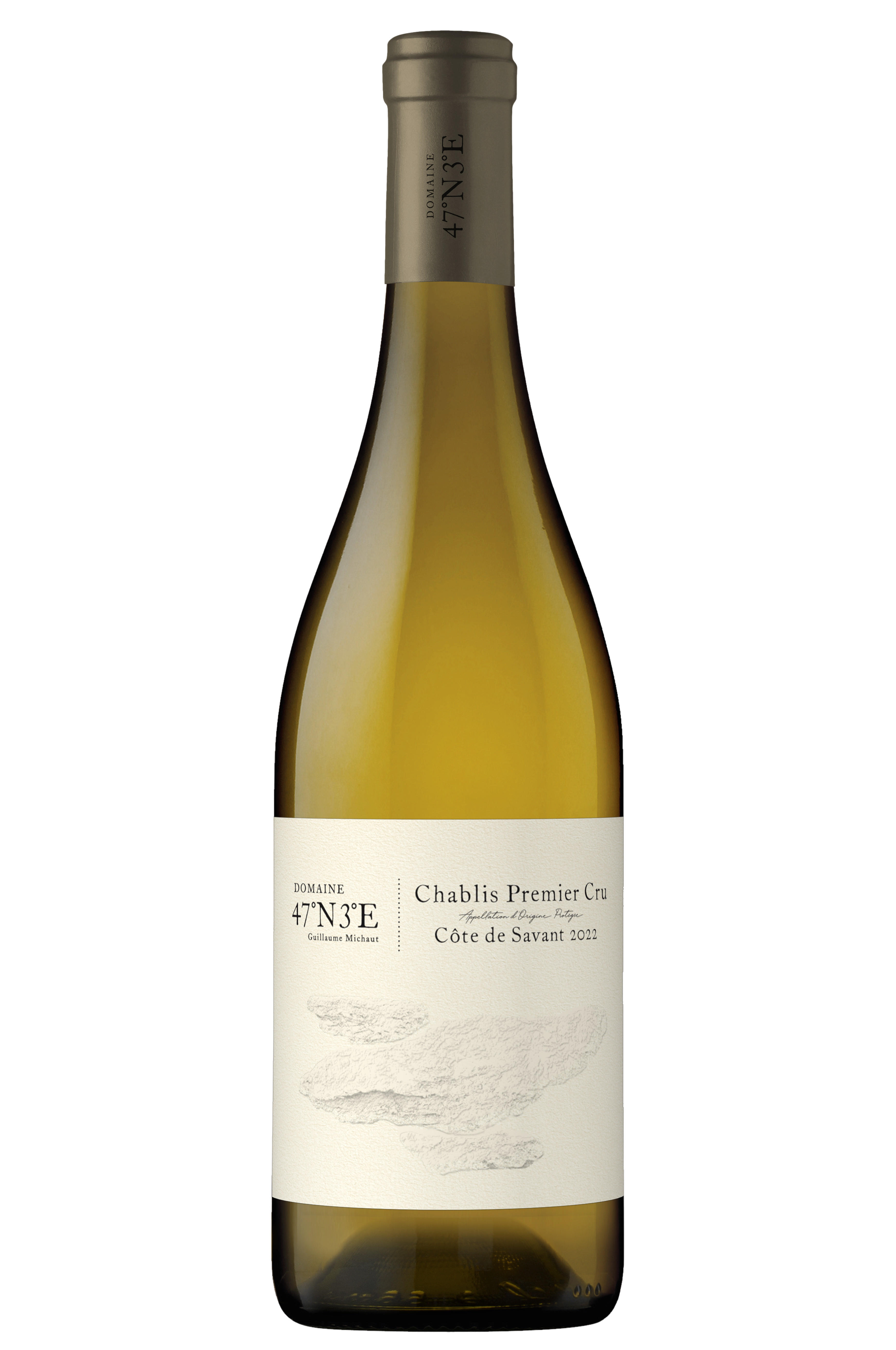 2023 Chablis, Côte de Savant, 1er Cru, Domaine 47°N 3°E, Guillaume Michaut, Burgundy