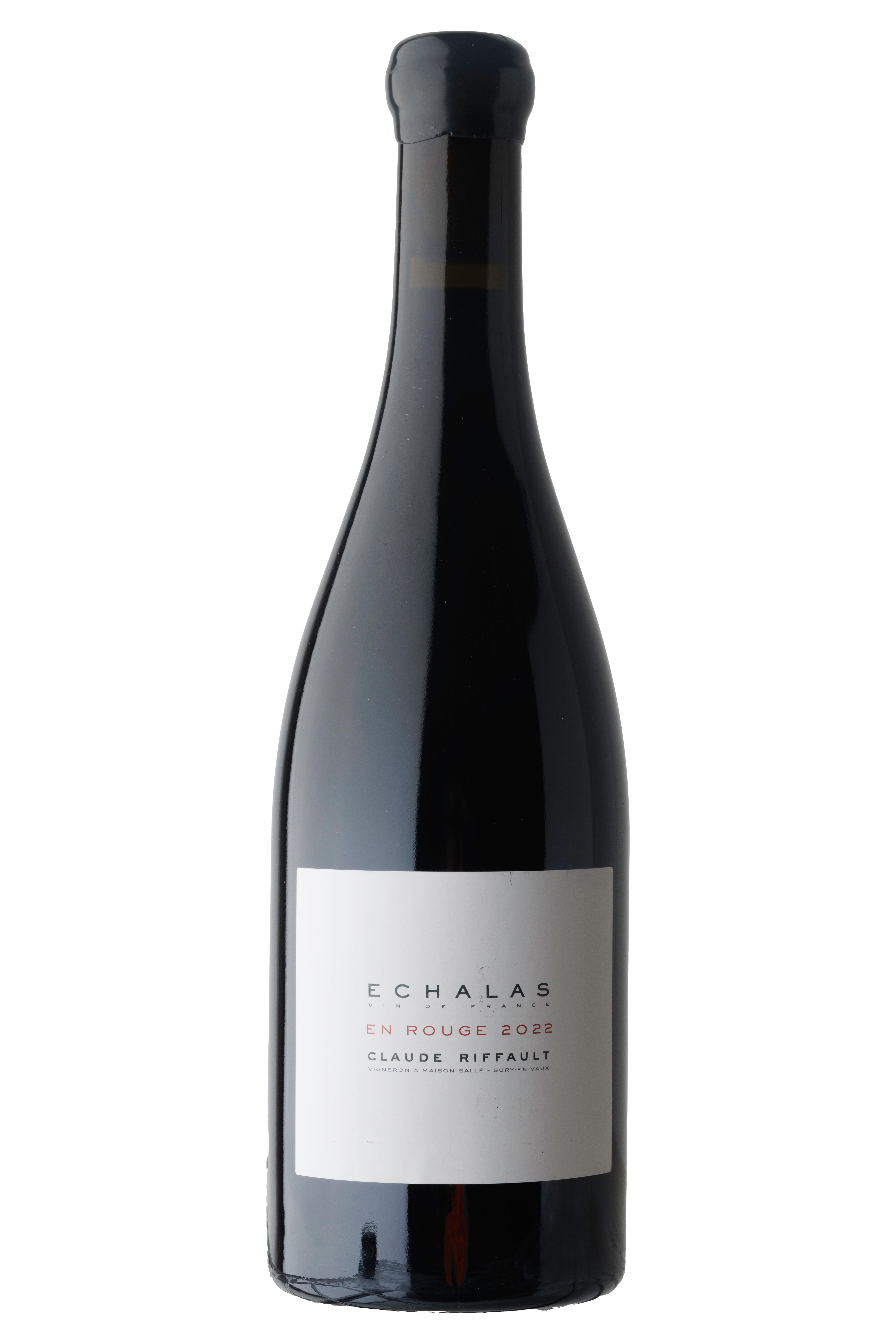 Echalas, En Rouge, Claude Riffault, Vin de France 2023 bottle