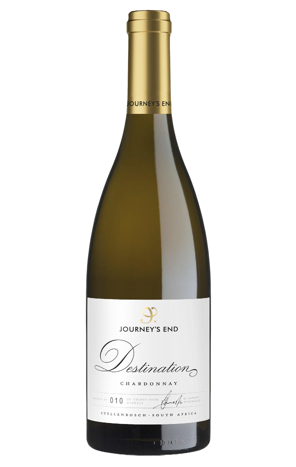 Journey's End, Destination, Chardonnay, Stellenbosch, South Africa 2023 bottle