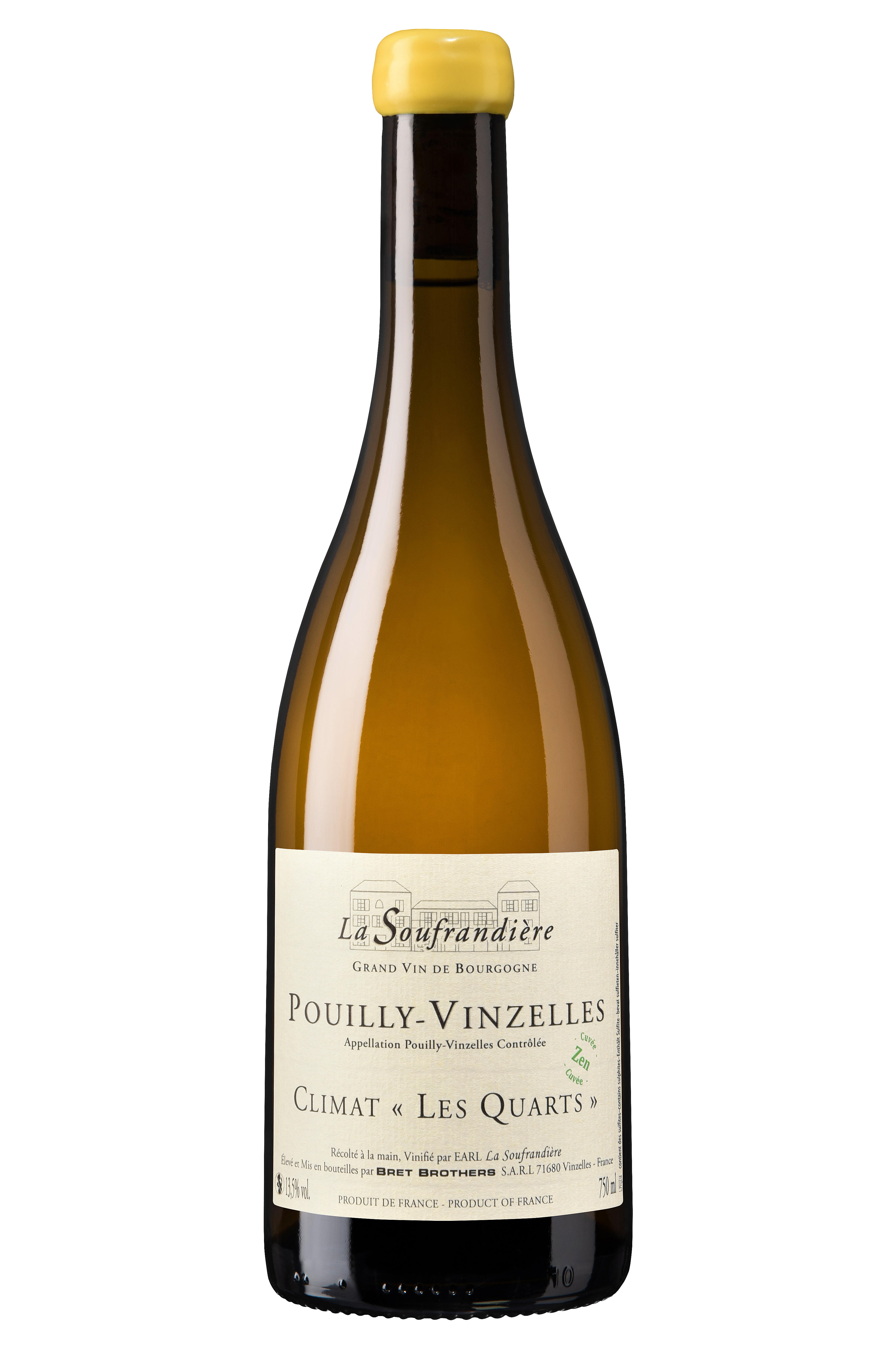 2023 Pouilly-Vinzelles, Les Quarts ZEN, La Soufrandière, Bret Brothers, Burgundy