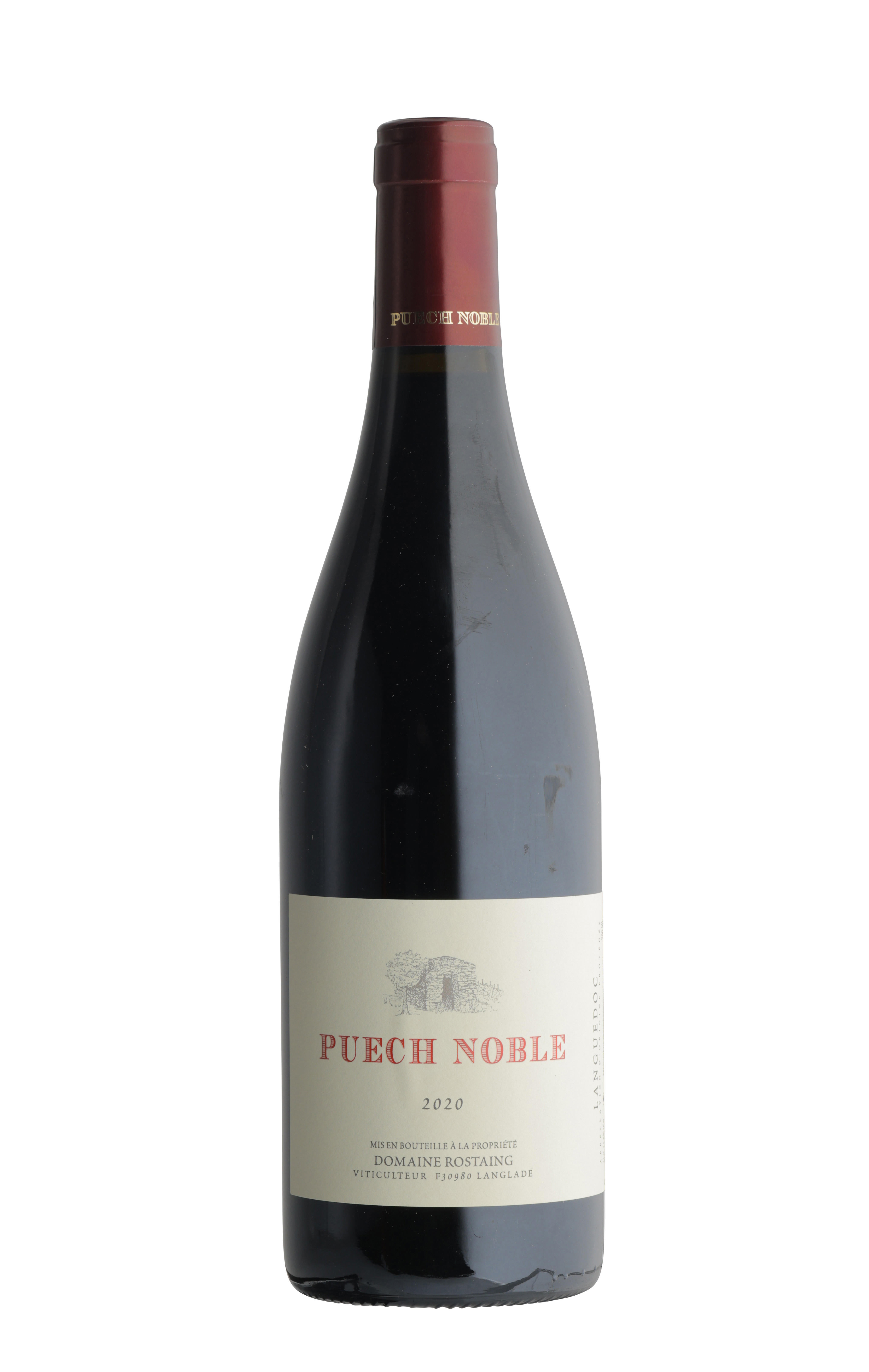 Domaine Rostaing, Puech Noble Rouge, Languedoc 2023 bottle