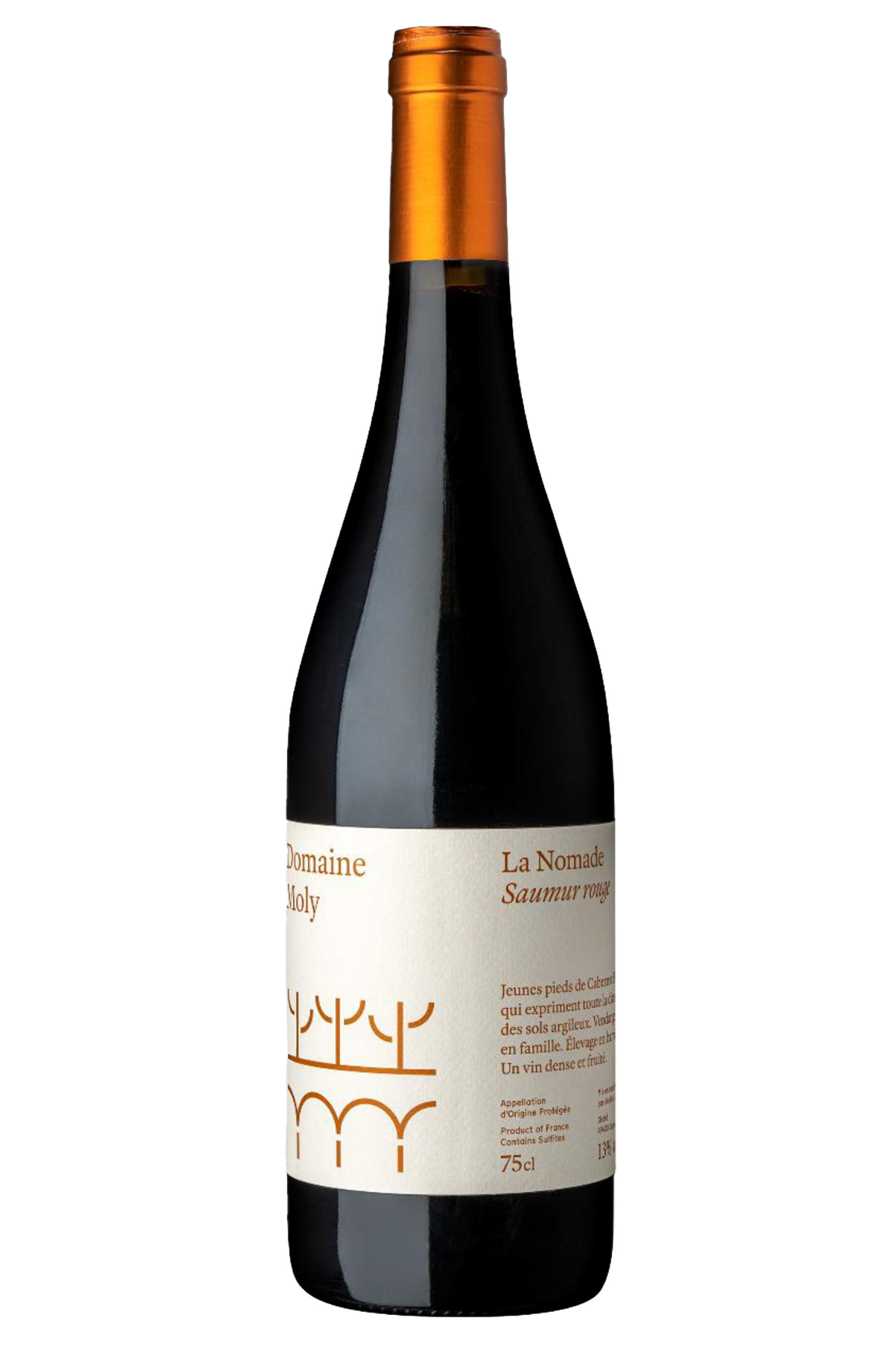 Saumur, Rouge, La Nomade, Domaine Moly, Loire 2023 bottle