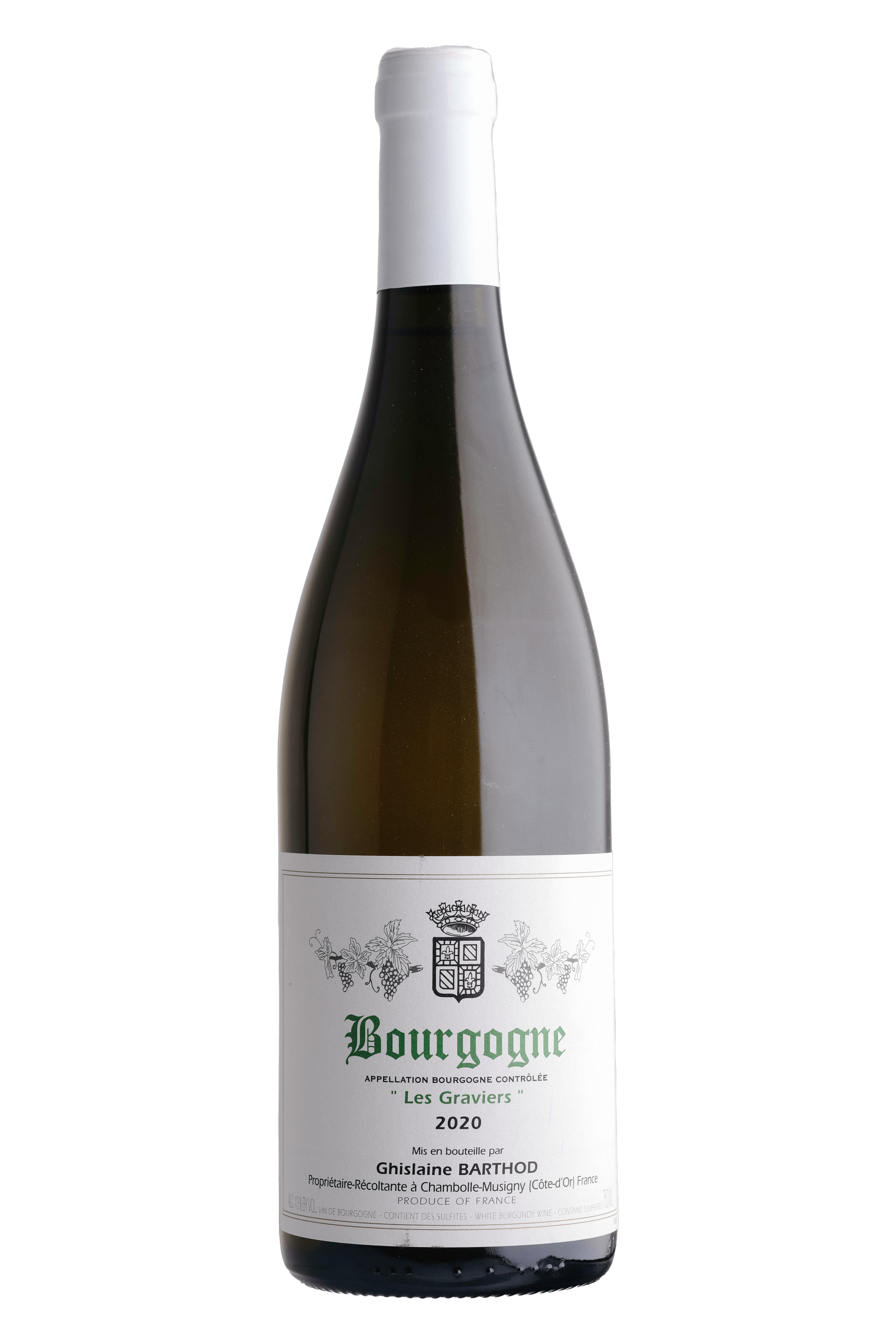 2023 Bourgogne Blanc, Les Graviers, Domaine Ghislaine Barthod, Burgundy