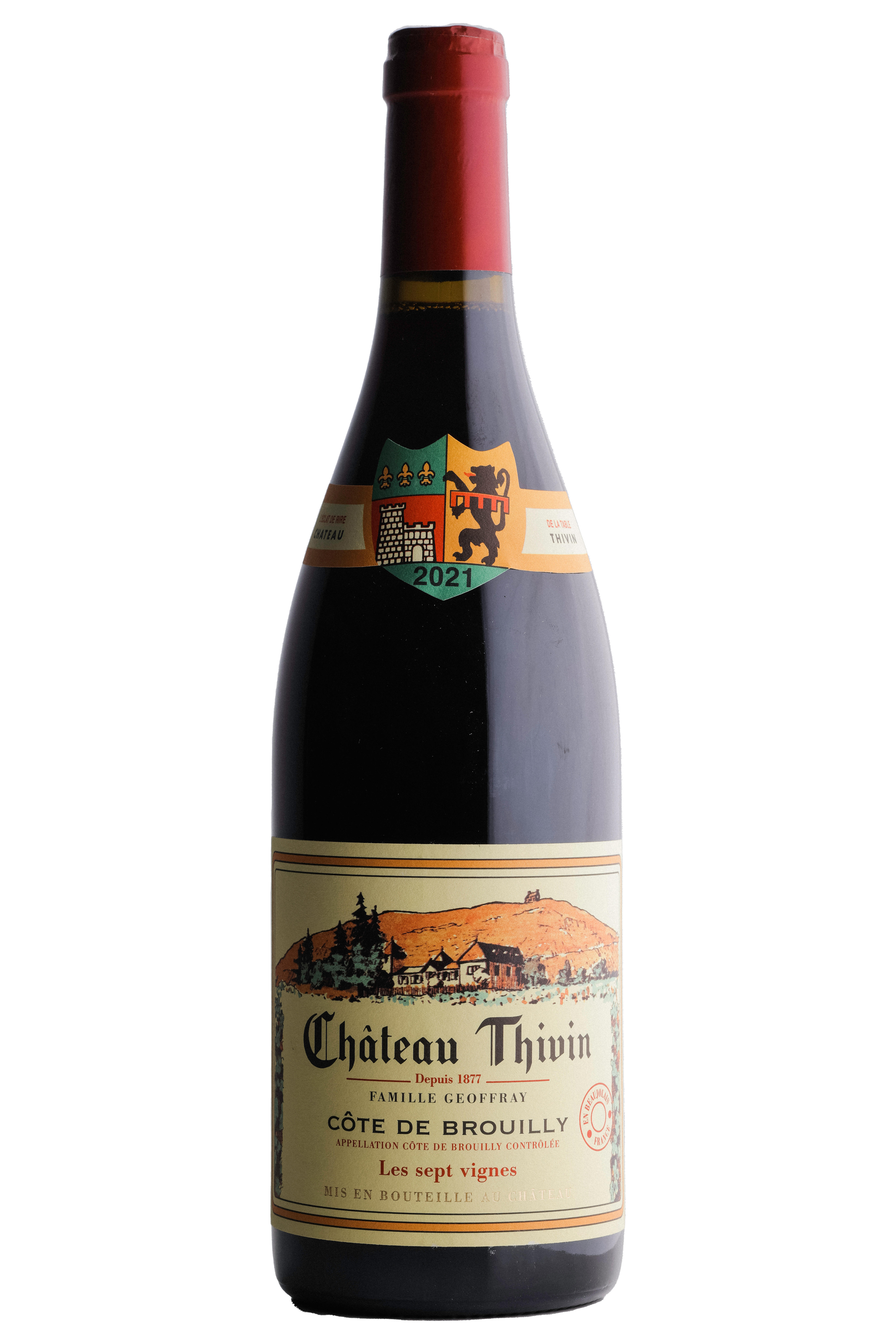Côte de Brouilly, Les Sept Vignes, Château Thivin, Beaujolais 2024 bottle