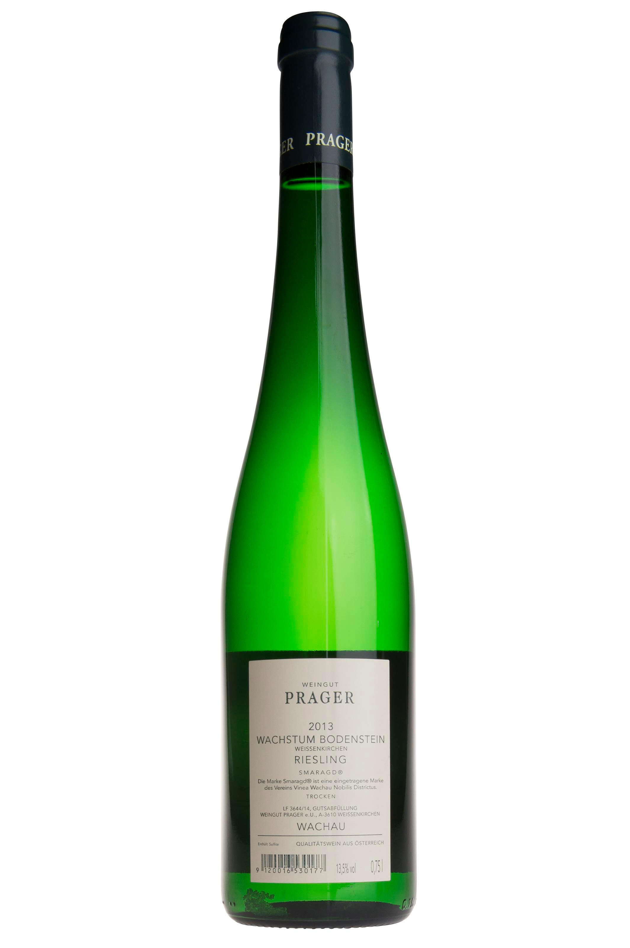 Grüner Veltliner, Smaragd, Wachstum Bodenstein, Prager, Wachau, Austria 2024 bottle