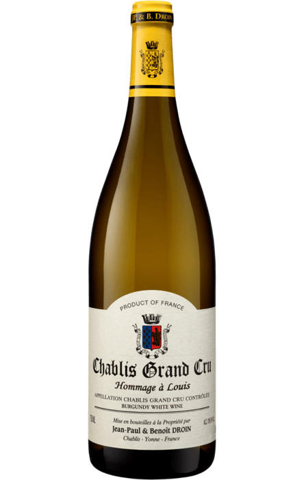 Chablis, Les Clos, Hommage à Louis, Grand Cru, Jean-Paul & Benoît Droin, Burgundy 2024 bottle