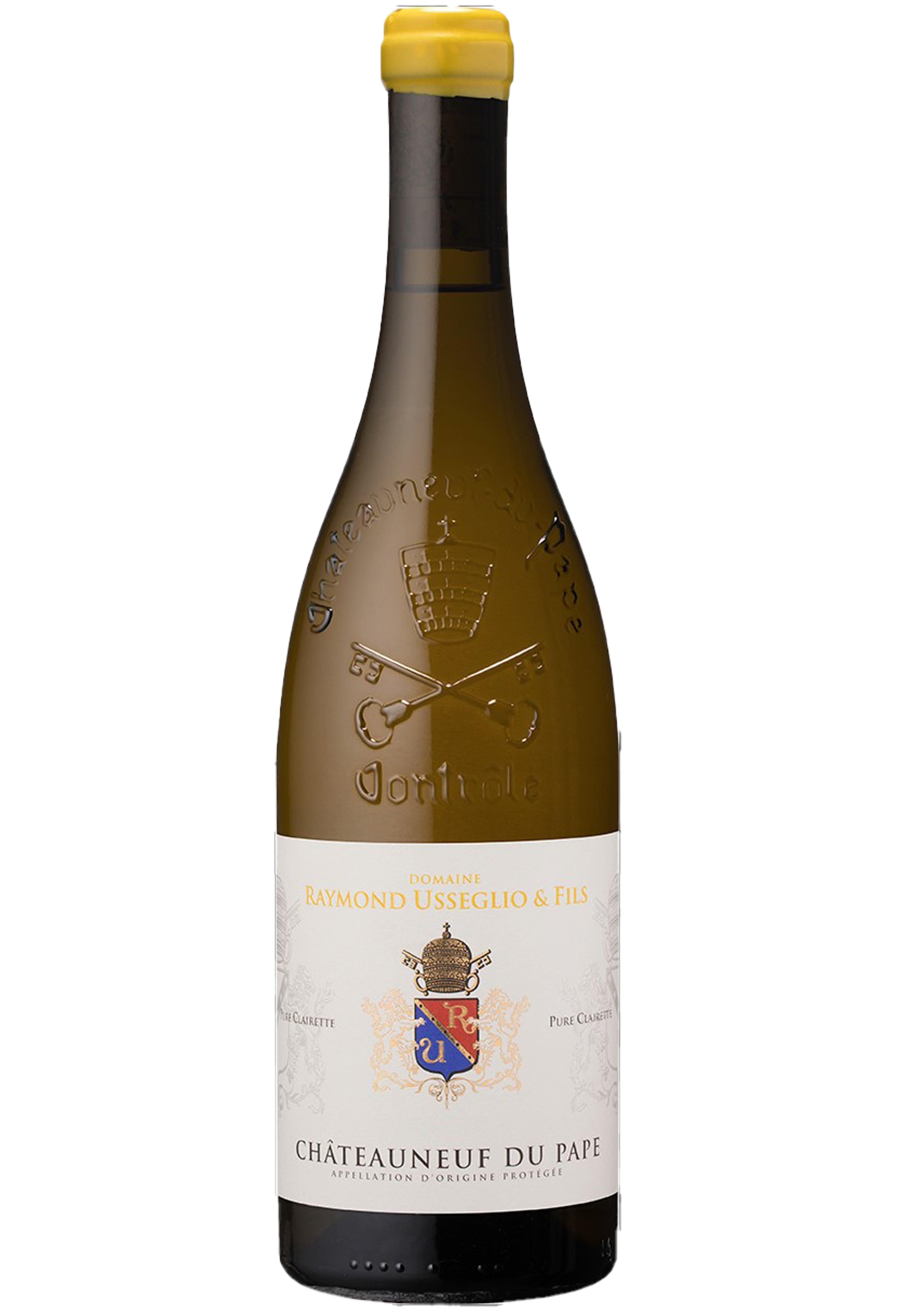 Châteauneuf-du-Pape Blanc, Pure Clairette, Domaine Raymond Usseglio & Fils, Rhône 2024 bottle
