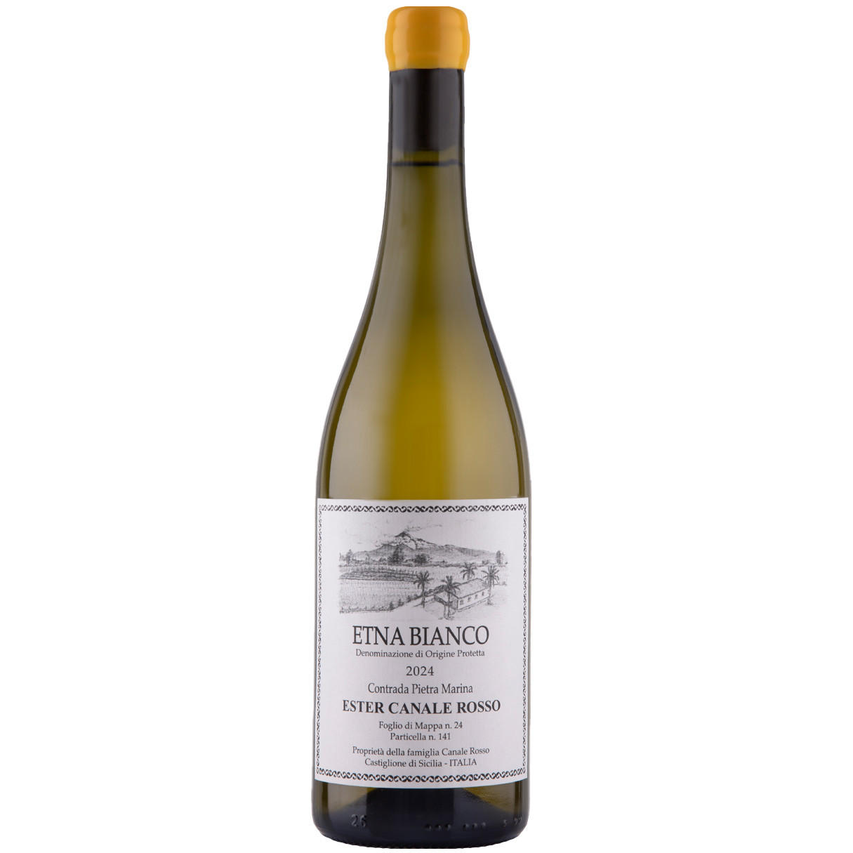 Etna Bianco, Contrada Pietra Marina, Ester Canale Rosso, Sicily, Italy 2024 bottle