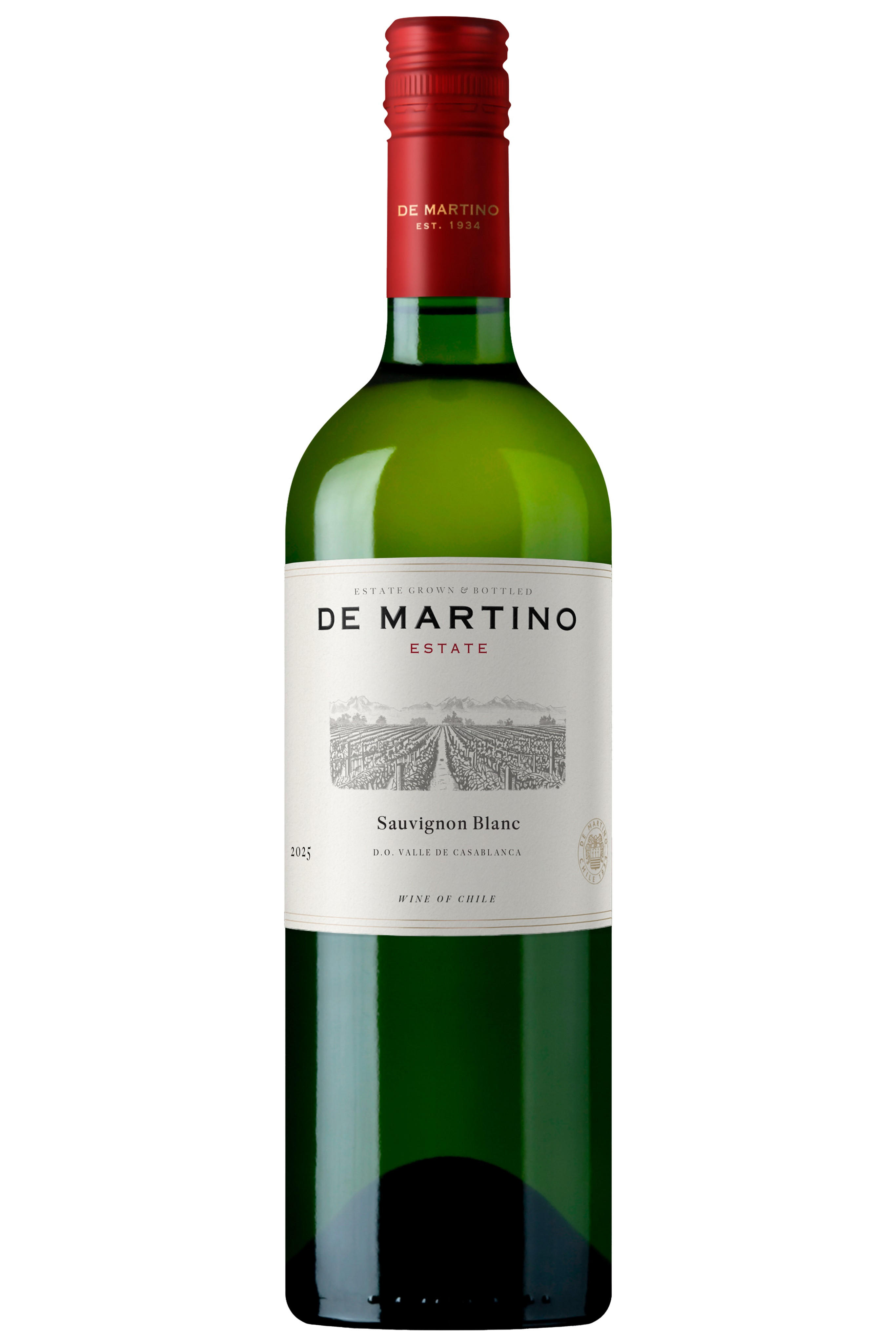 2025 De Martino estate sauvignon blanc casablanca valley chile bottle