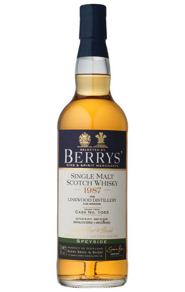 1987 Berrys' Own Selection Linkwood, Speyside, Single Malt Whisky, 46.0%