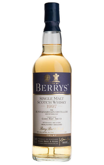 1997 Berrys' Bunnahabhain, Cask No. 5413 Islay, Single Malt Whisky (46%)