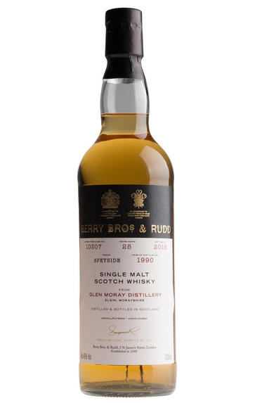 1990 Berrys' Glen Moray, Cask No. 10308, Single Malt Scotch Whisky, 52.5%