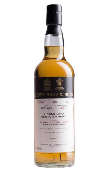 1990 Berrys' Bladnoch, Cask No. 30341, Single Malt Scotch Whisky, 46.0%