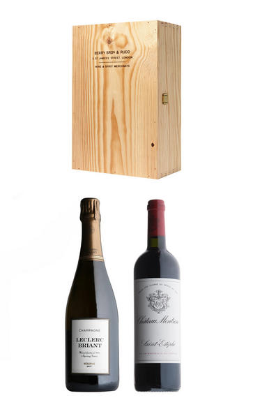 Luxury Champagne & Bordeaux, Two-Bottle Case