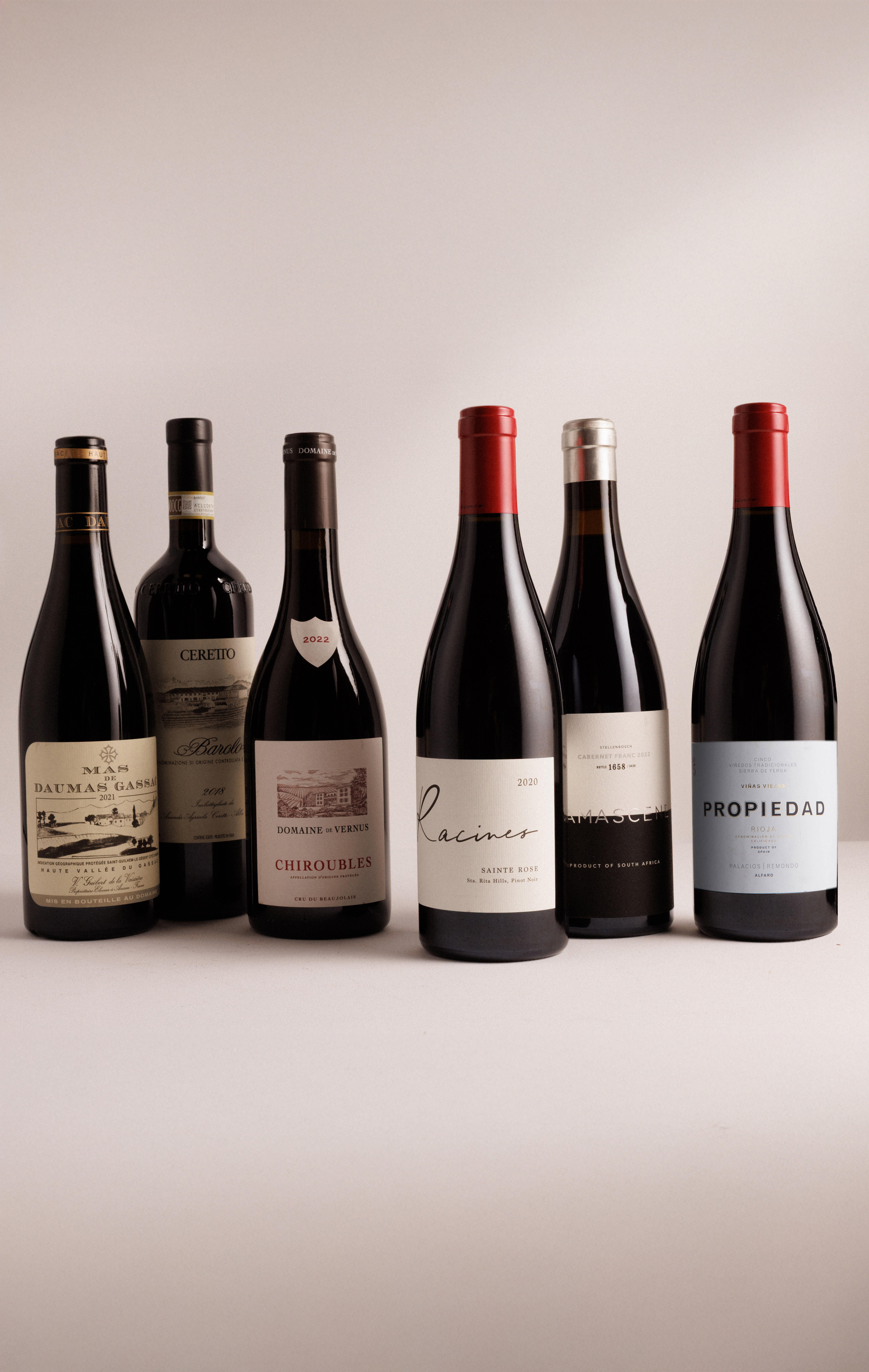 Master of Wine Mixed Case, Barbara's Red Wine Selection, Six-Bottle Mixed Case