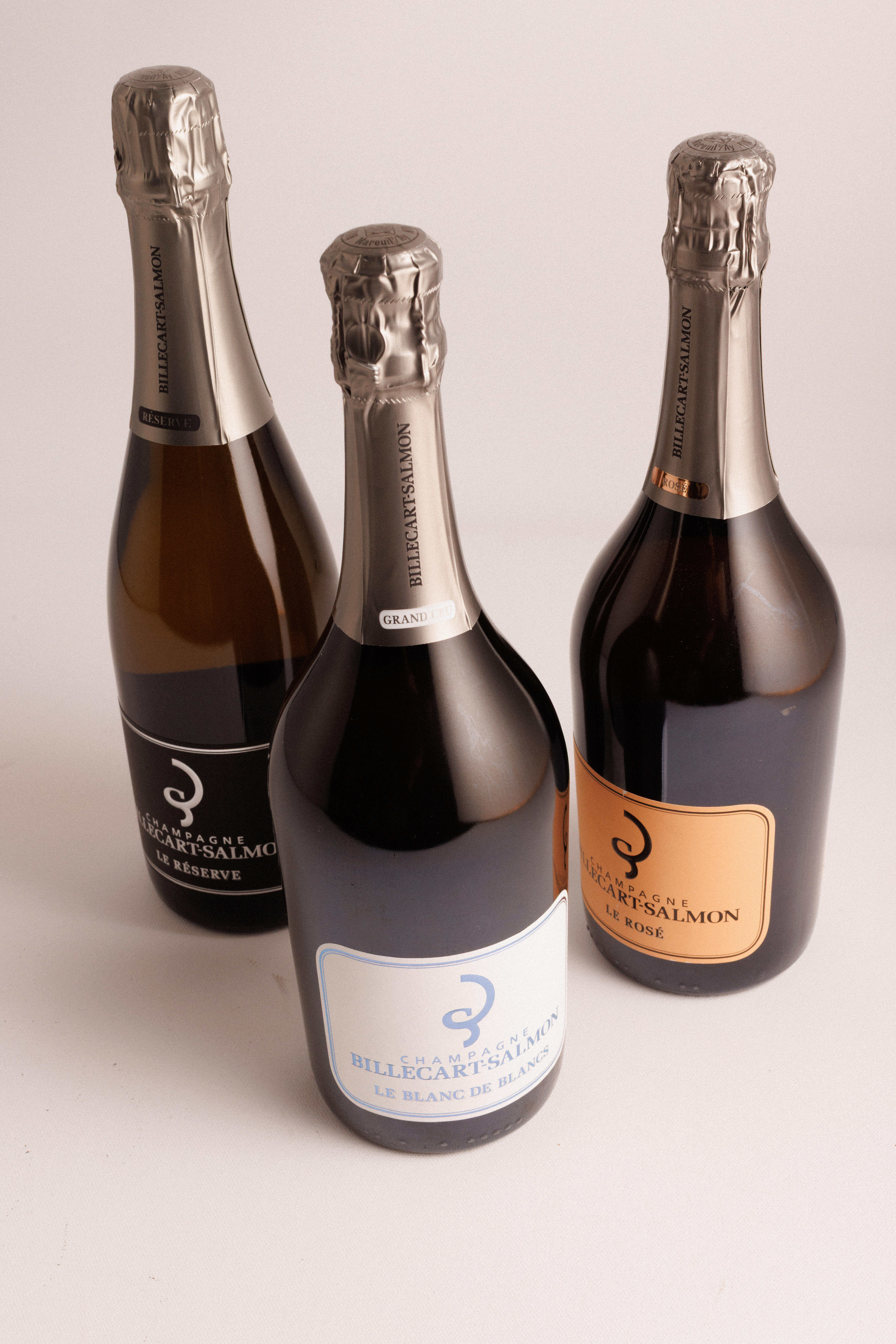 Champagne Billecart-Salmon Trio, Three-Bottle Mixed Case